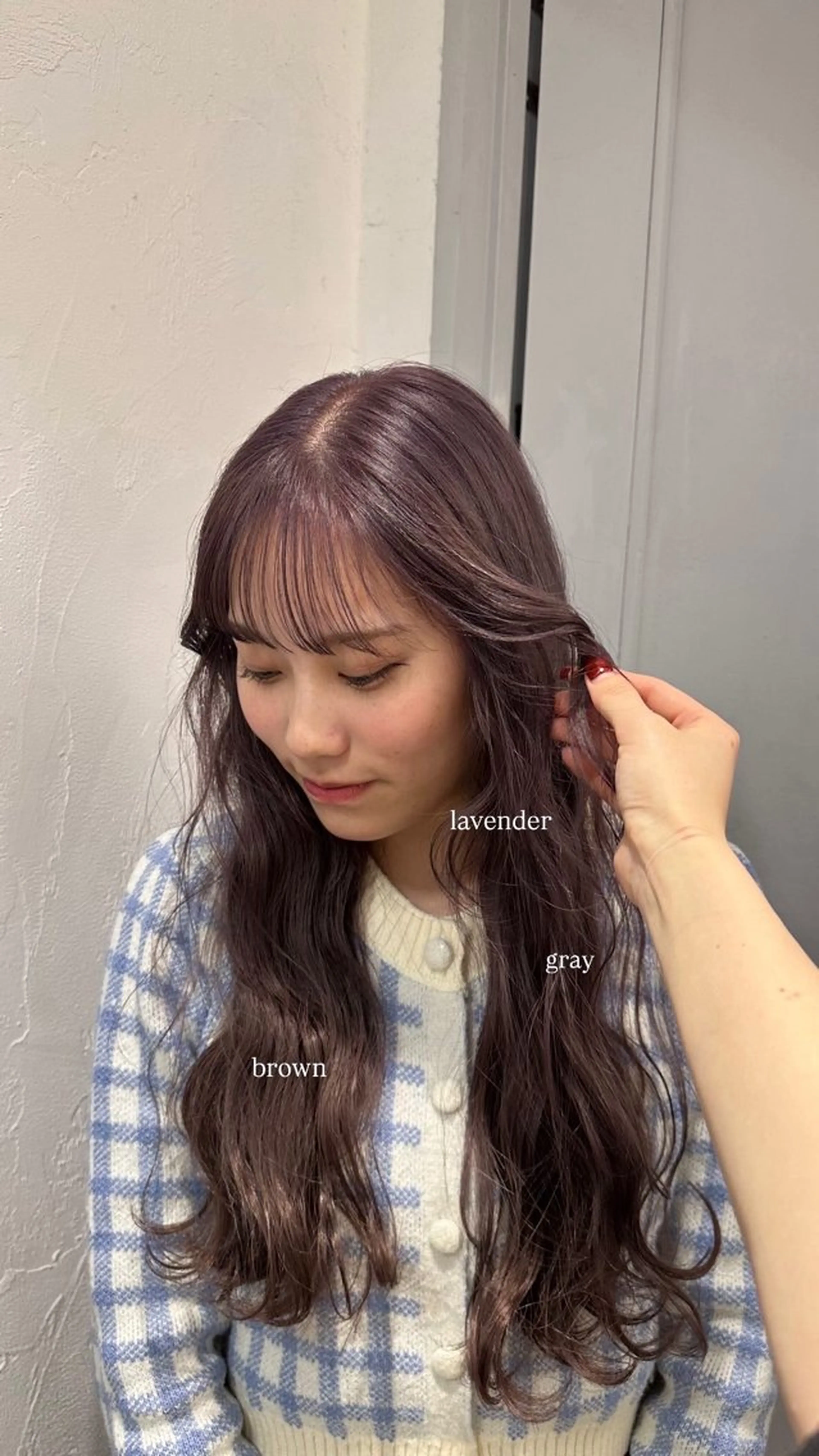 ロング カラー ヘアカラー トリートメント Lomalia Rukaのヘアスタイル