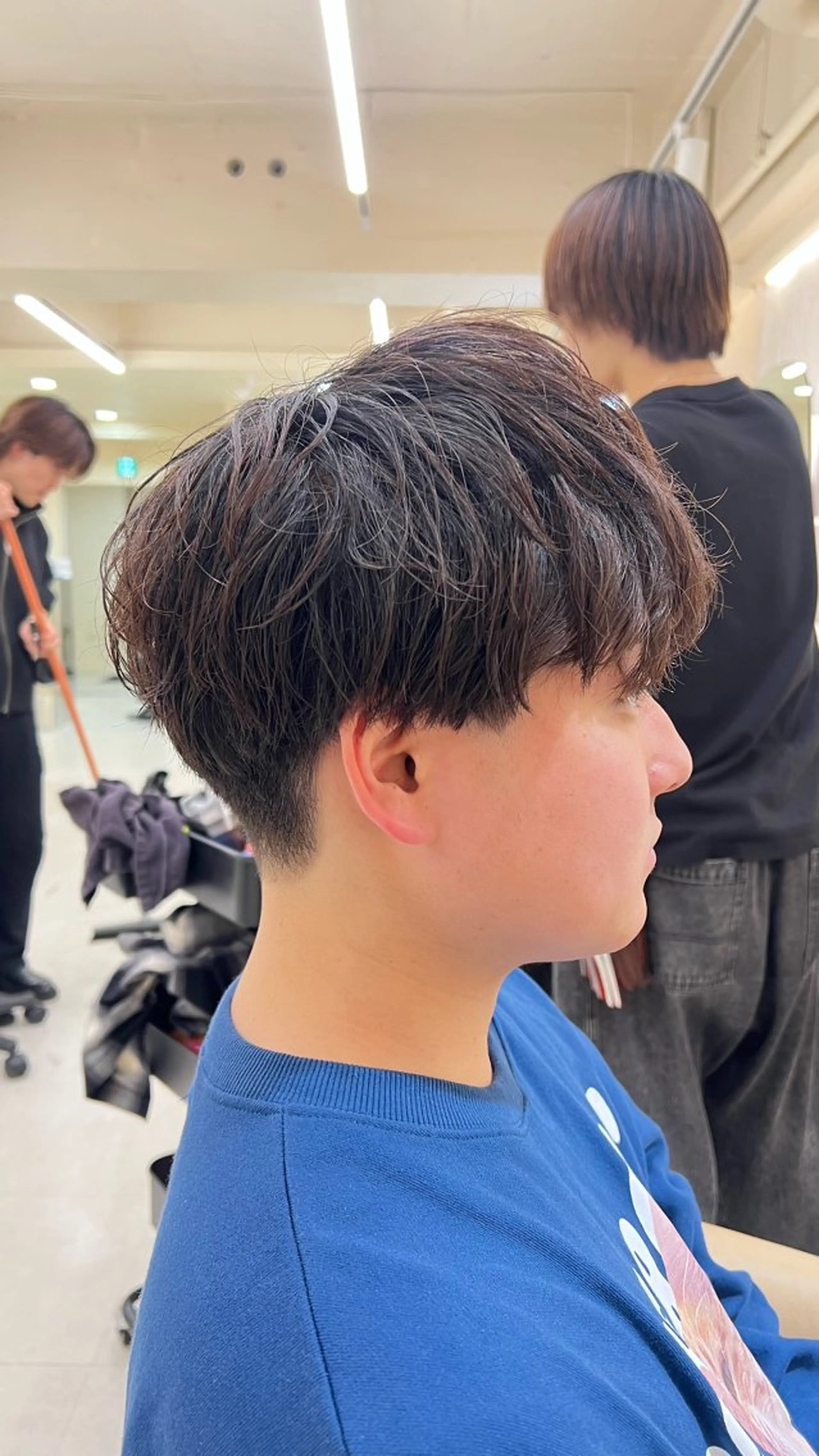 メンズ カット スパイキーショート/ センターパート/奈菜のヘアスタイル