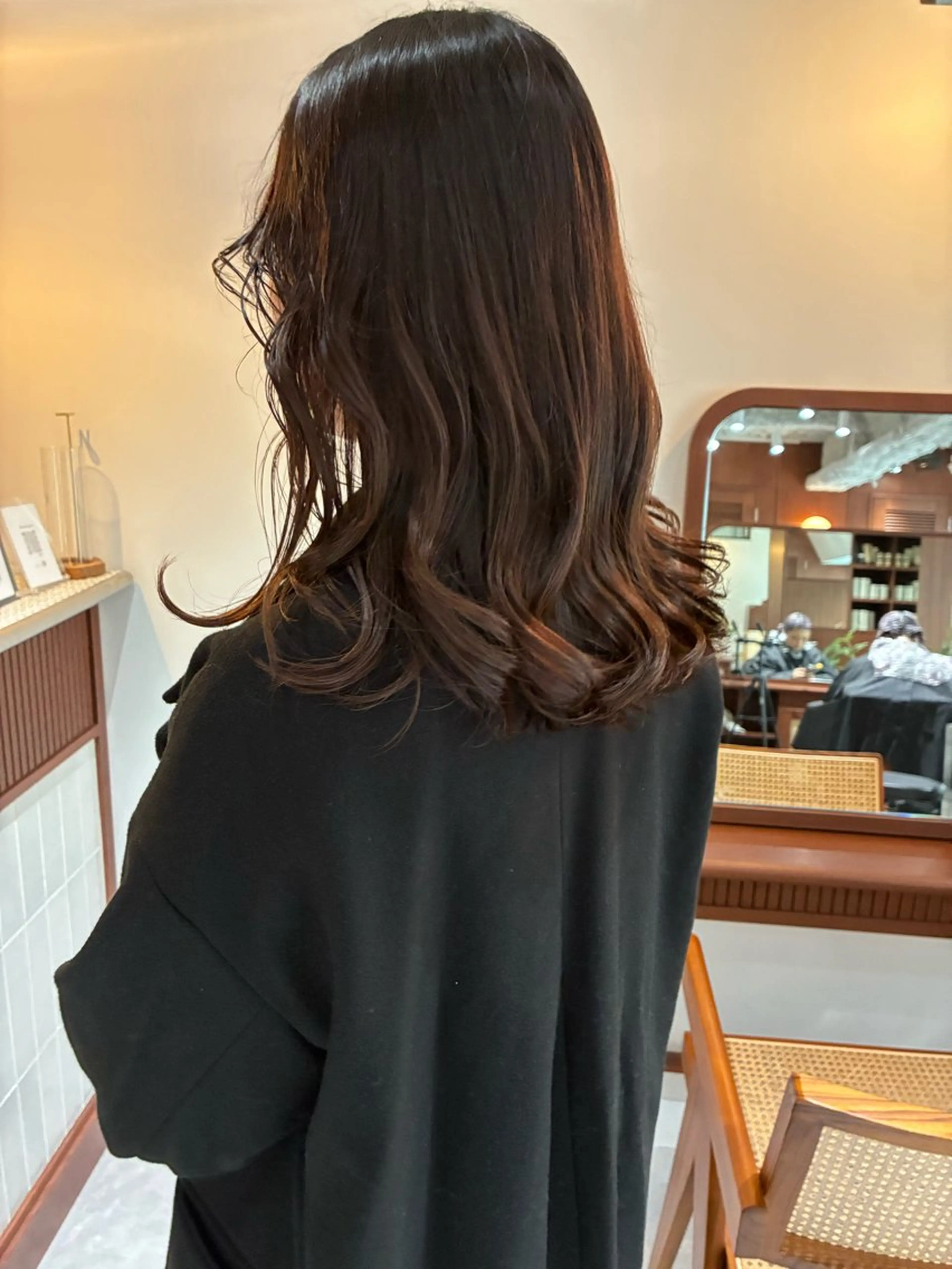 ミディアム カラー ヘアアレンジ カット ヘアカラー トリートメント Opus🐕kato Mizuki🐕のヘアスタイル