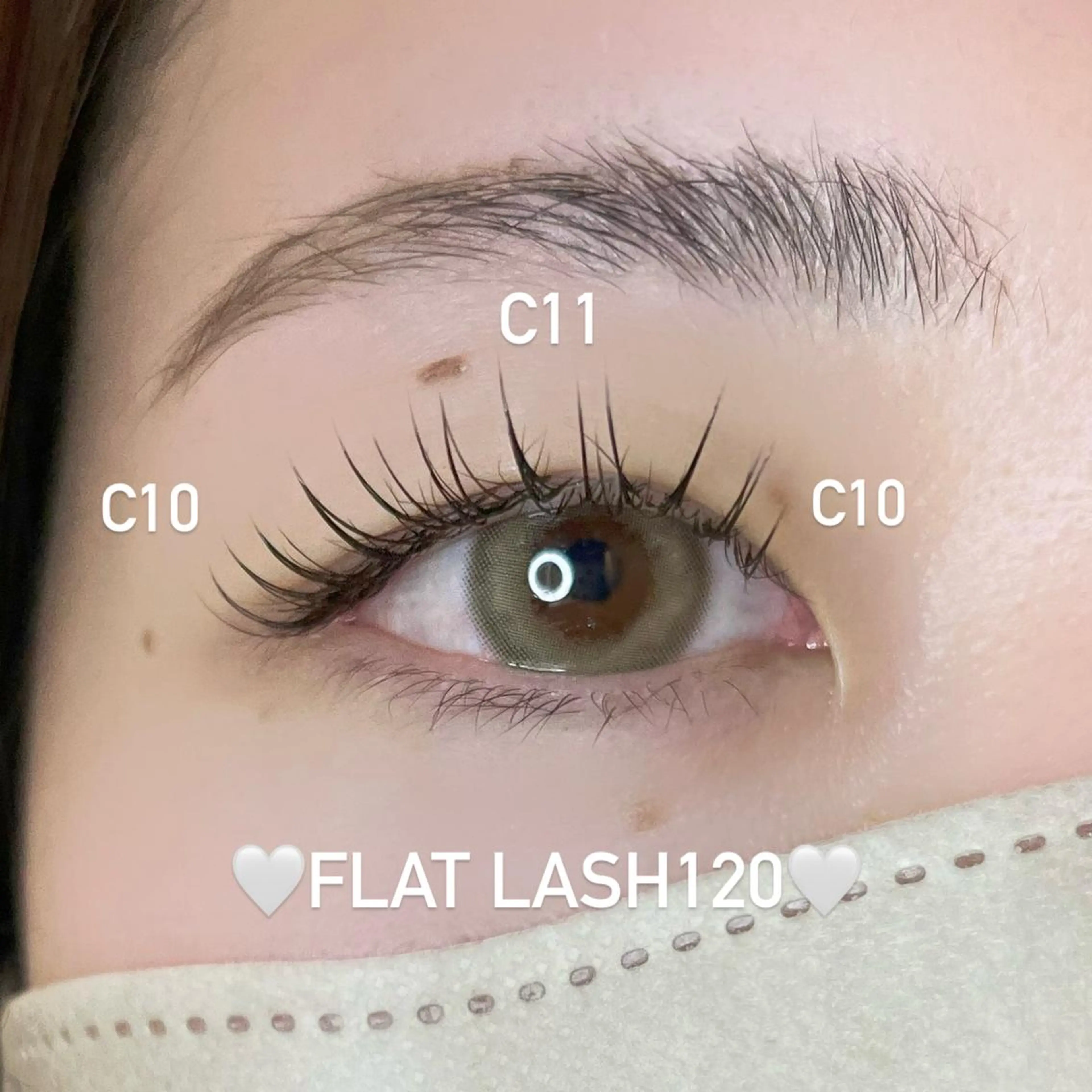 【練習モデル】フラットラッシュ120本🎀オフなしの写真