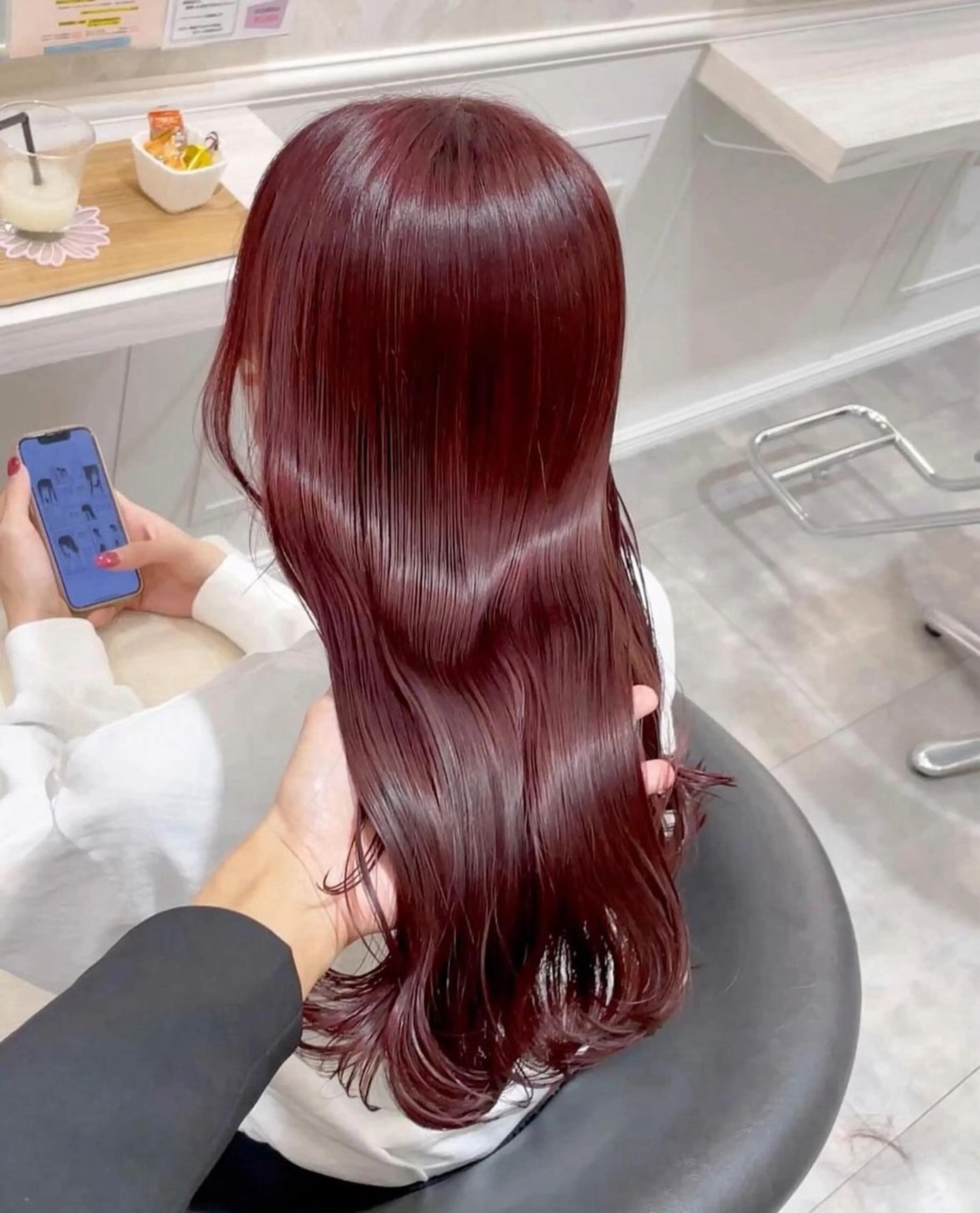 ブリーチなしダブルカラーの写真