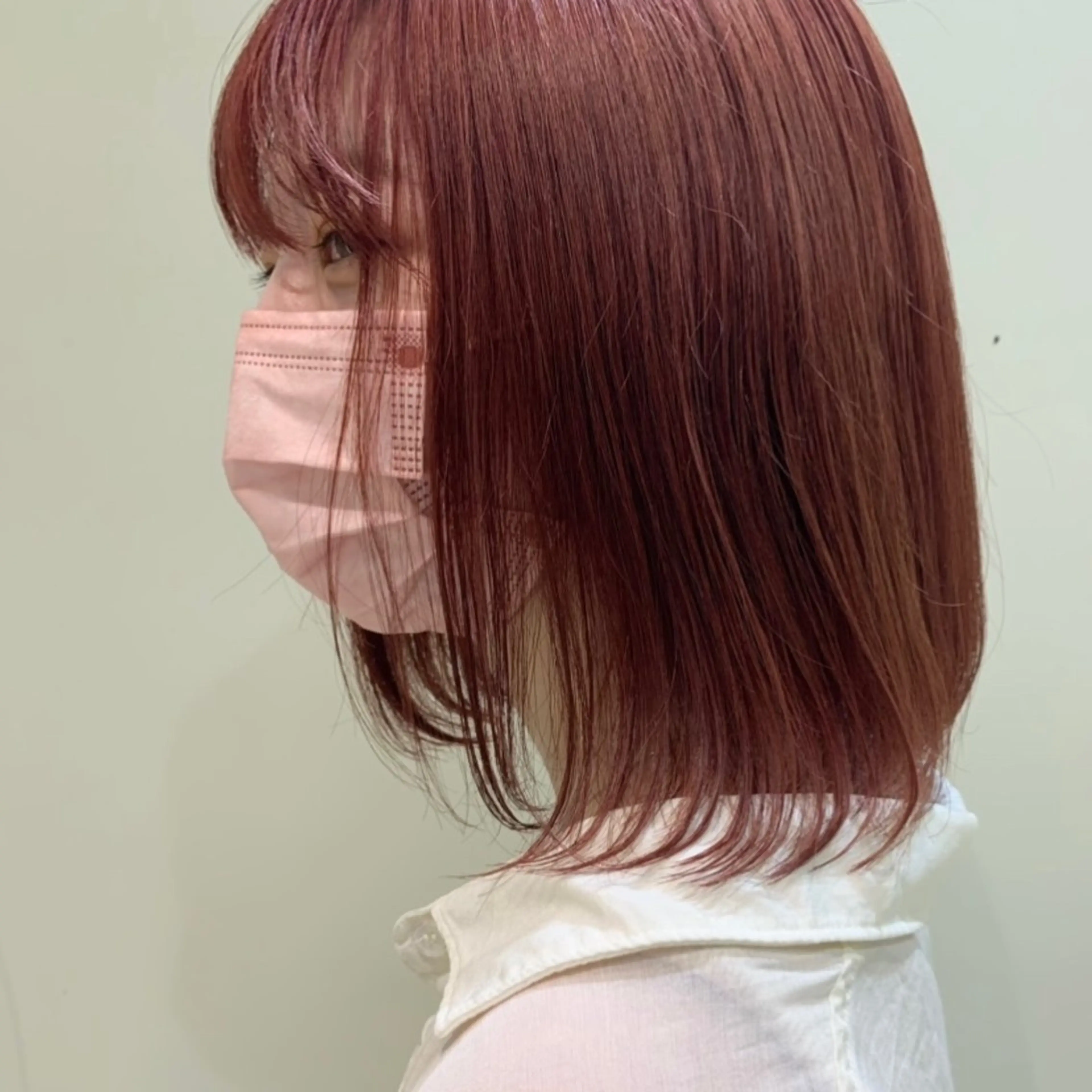 ミディアム カラー 艶カラー/暖色カラー /透明感/ryutoのヘアスタイル