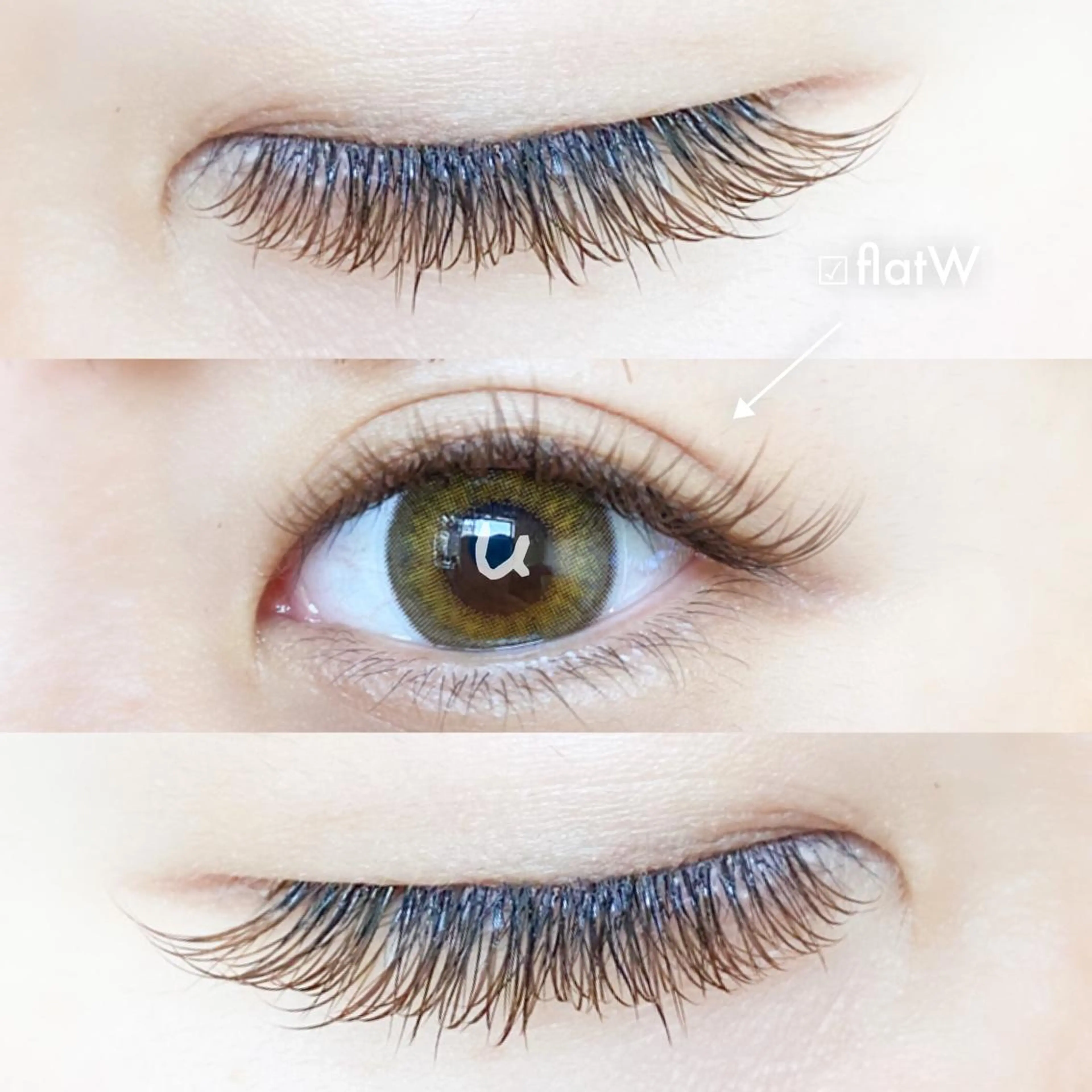 マツエク・マツパ マツパ u eyes ななほの眉毛・アイブロウイメージ