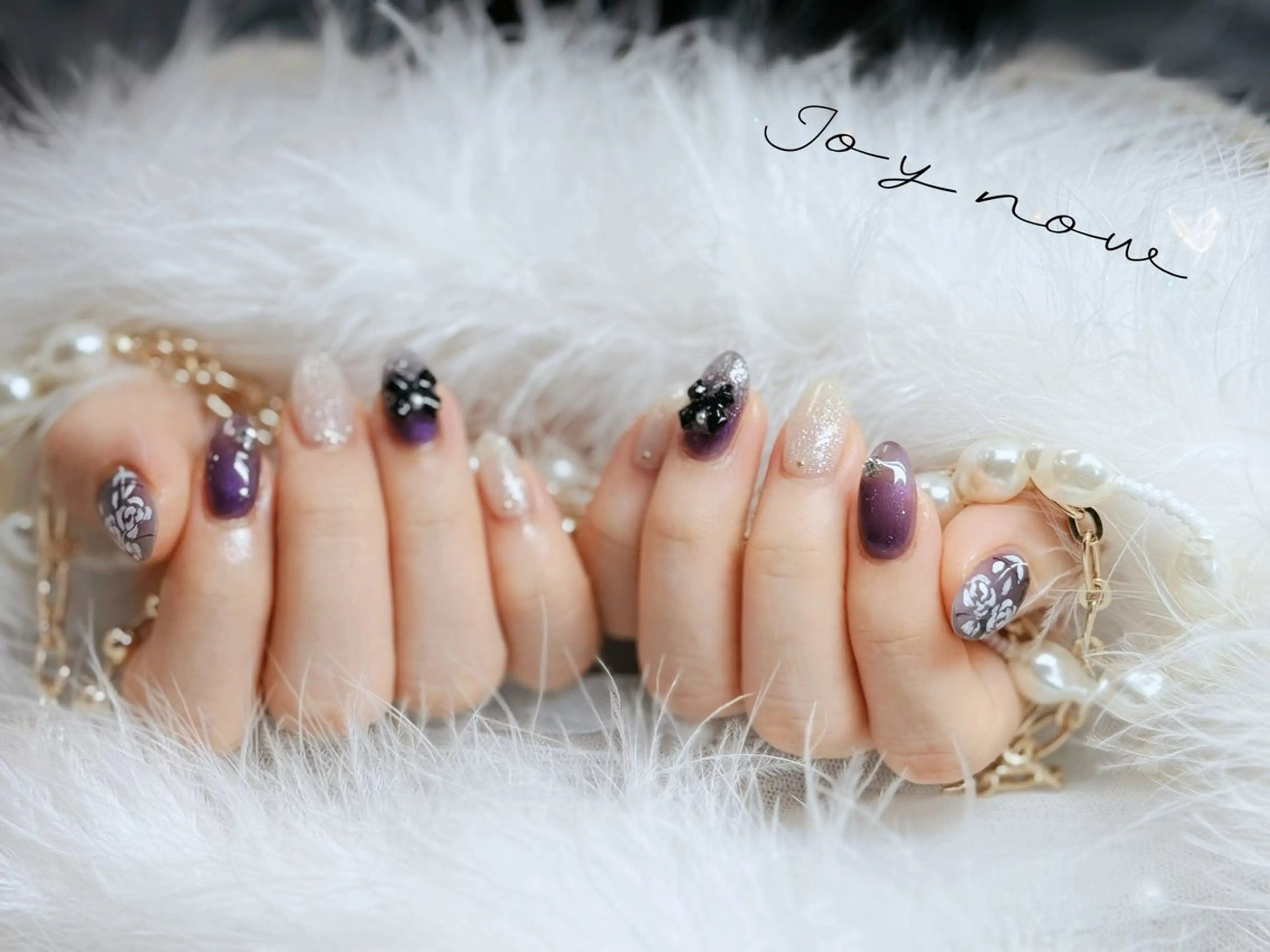 ショート ハンドネイル Joy Nowのネイルデザイン
