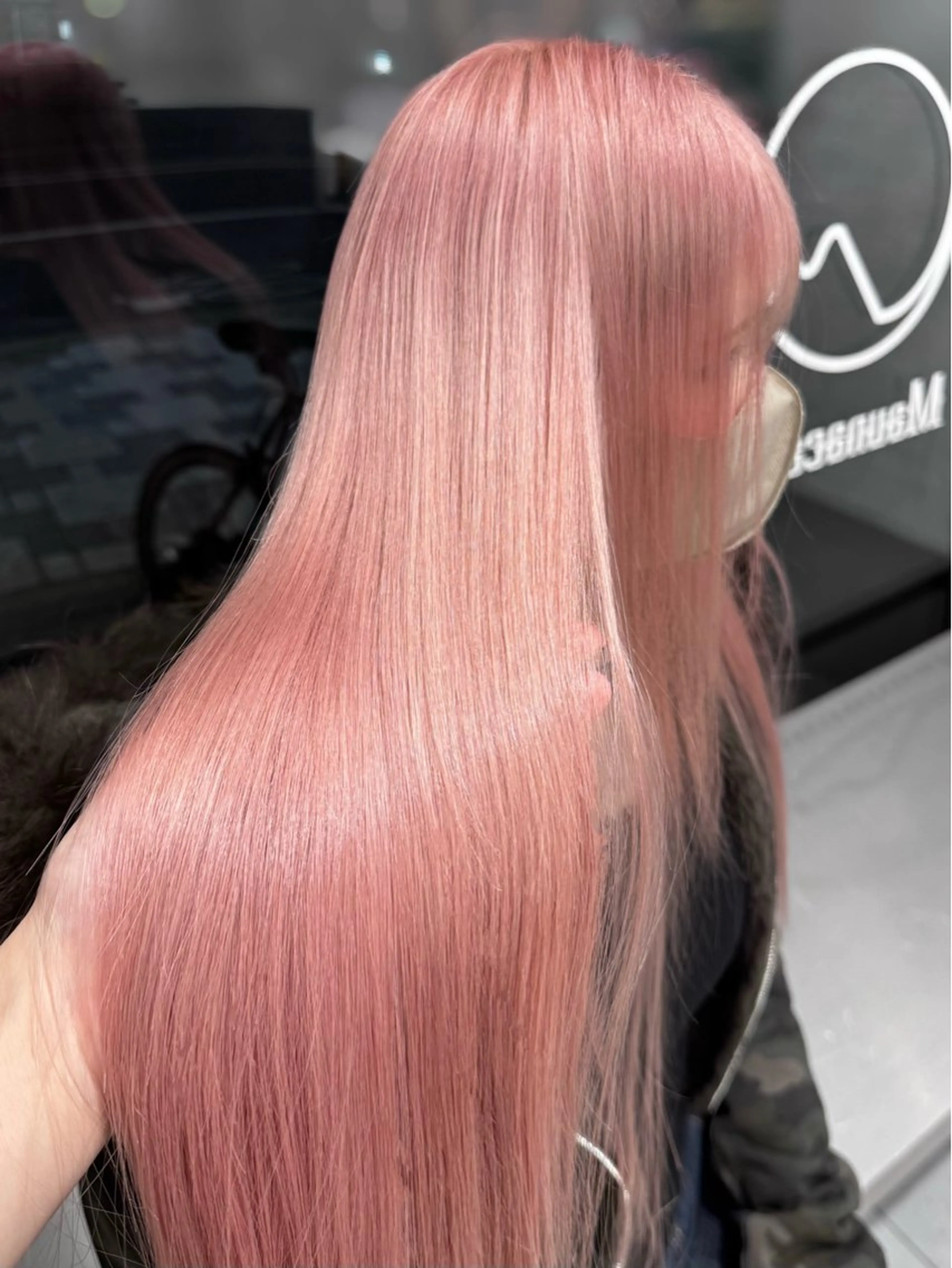 カラー 𝐥𝐚𝐲𝐞𝐫 韓⛓️ ブリーチのヘアスタイル