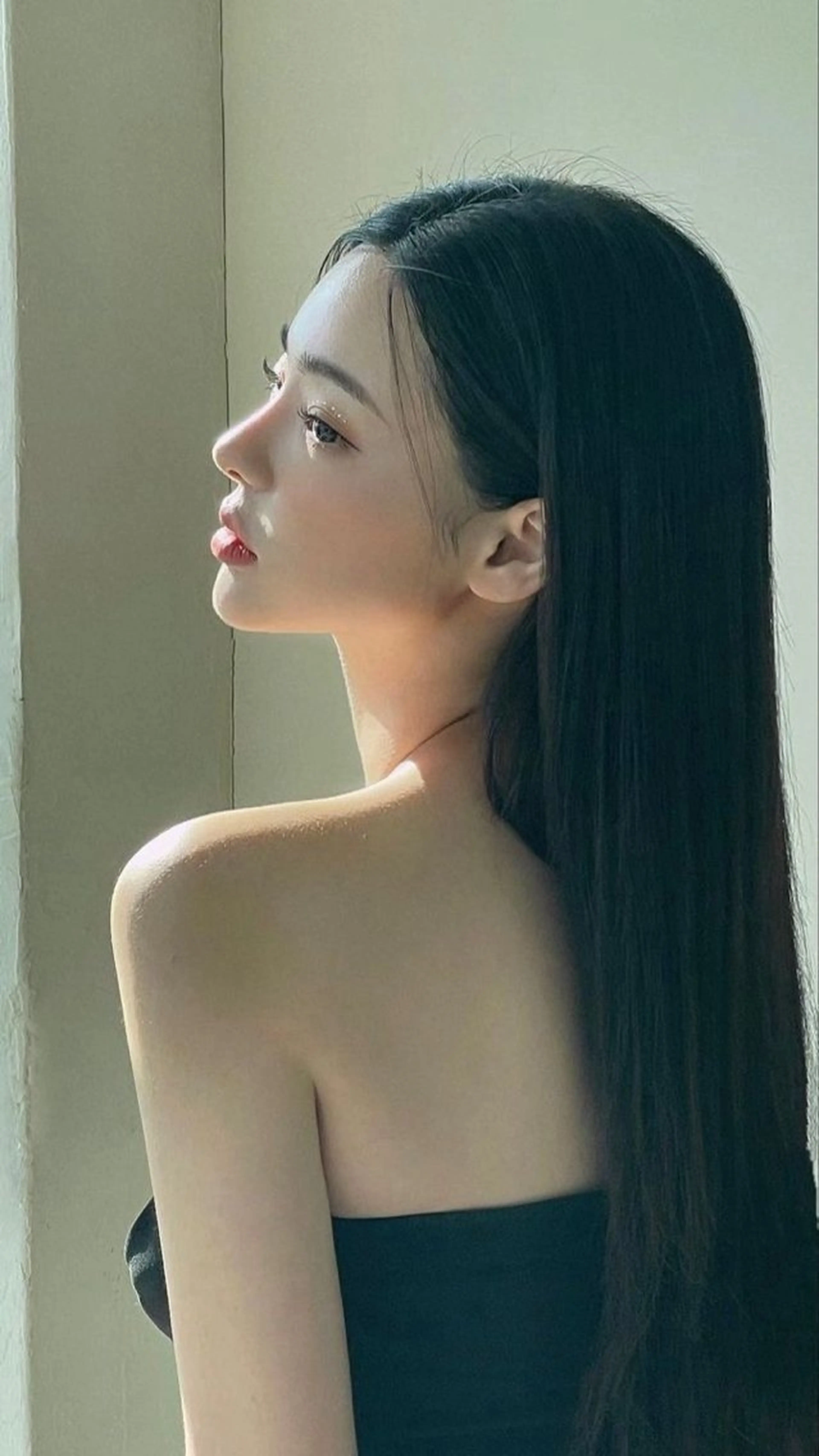 MINAMO 韓国レイヤーのヘアスタイル