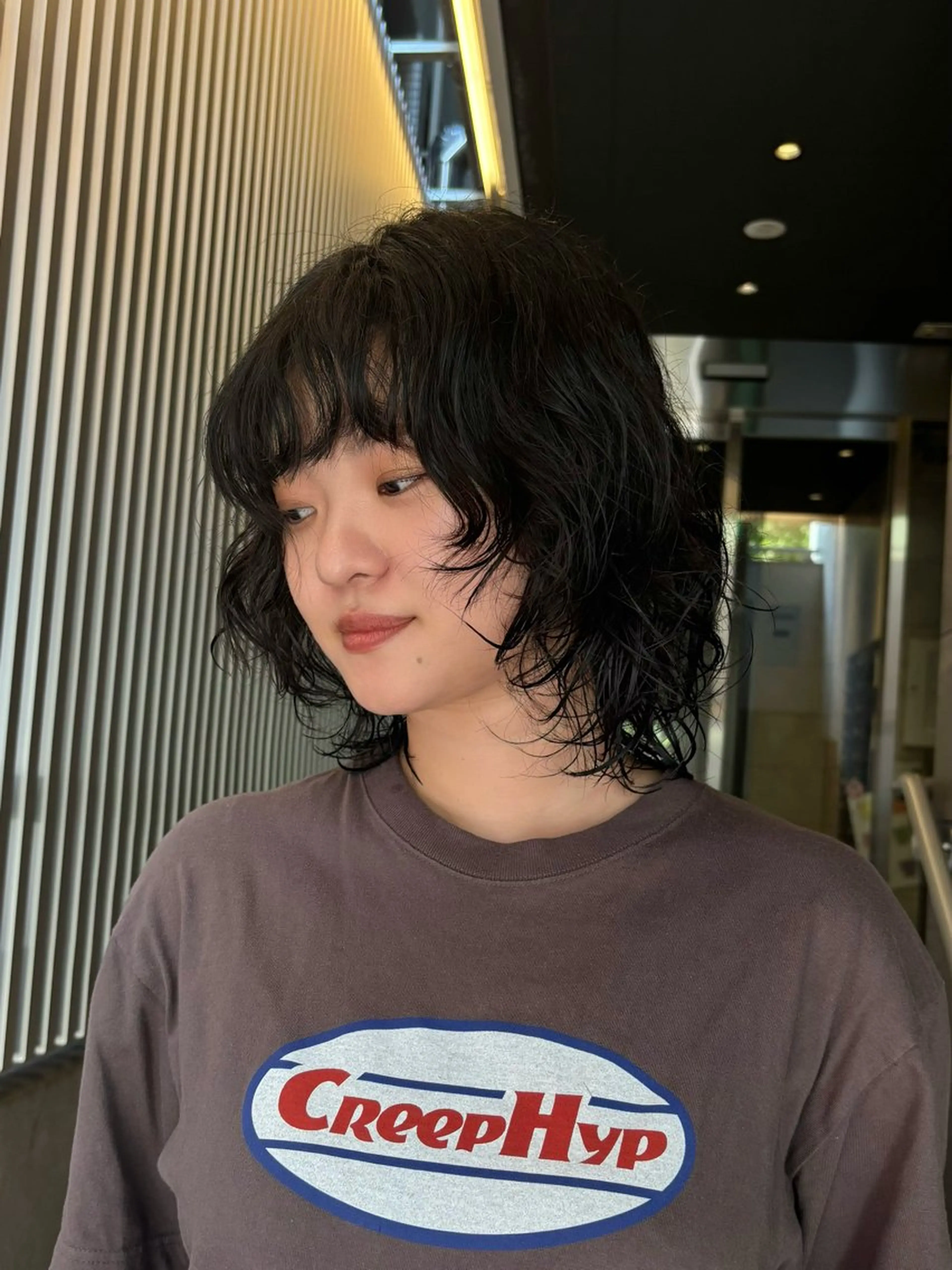 ミディアム パーマ ウルフカット/パーマ mayo🌛🌀のヘアスタイル