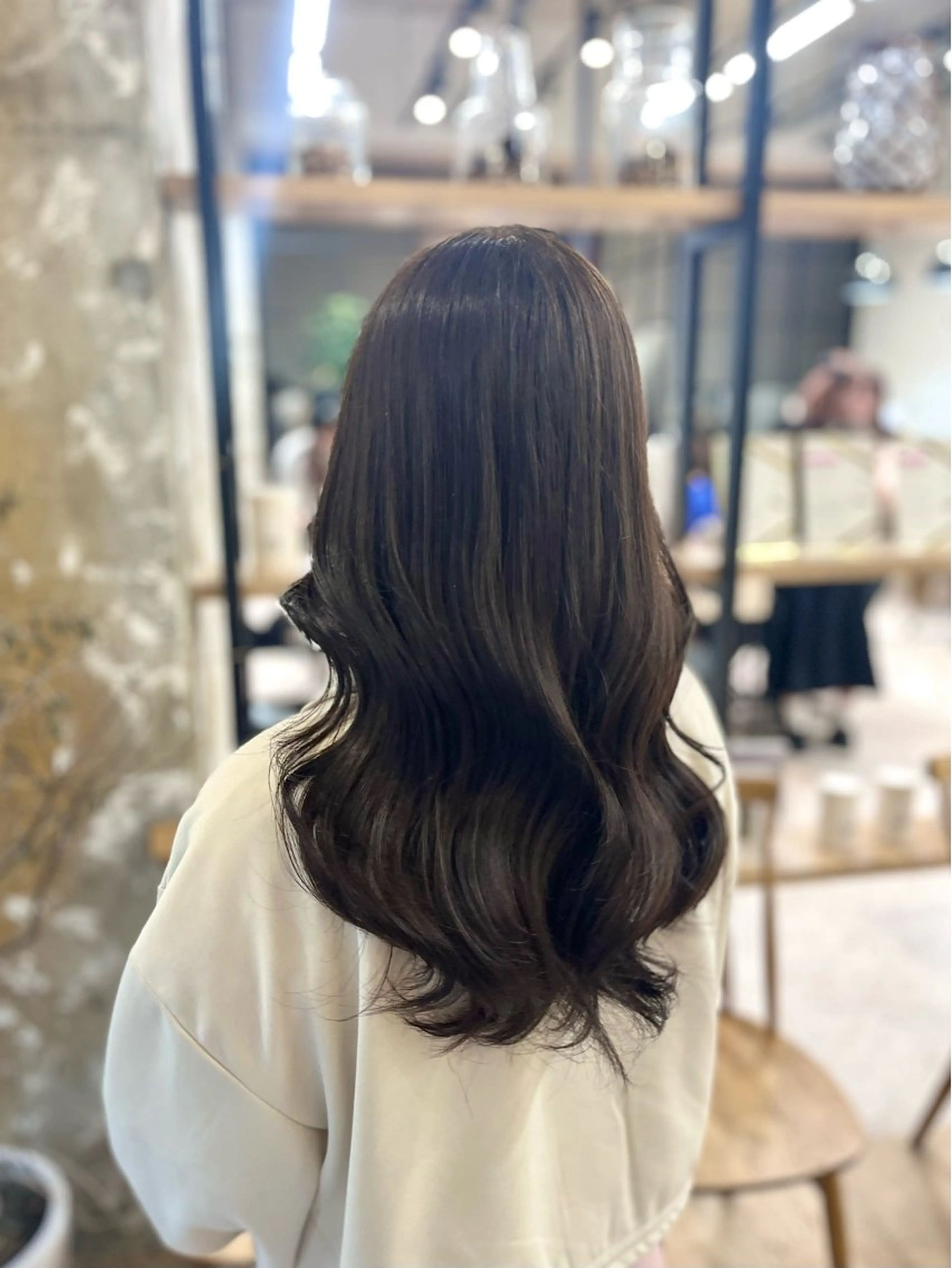 ロング カラー 透明感カラー 髪質改善 トリートメント 寒色 ♡ レイヤー ┊︎miyuのヘアスタイル