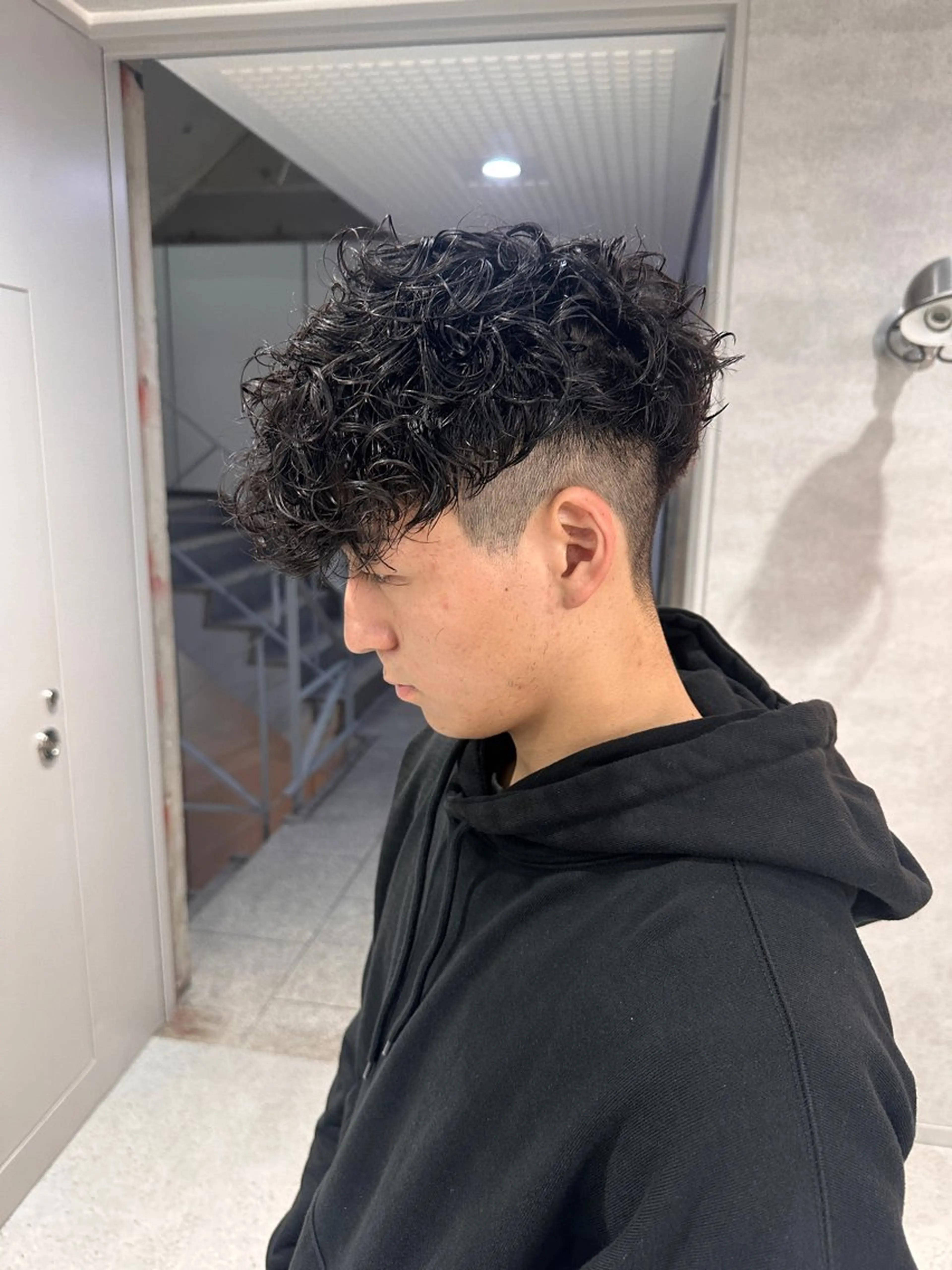 ショート パーマ メンズ 【メンズサロン】 BLUCK 横浜のヘアスタイル