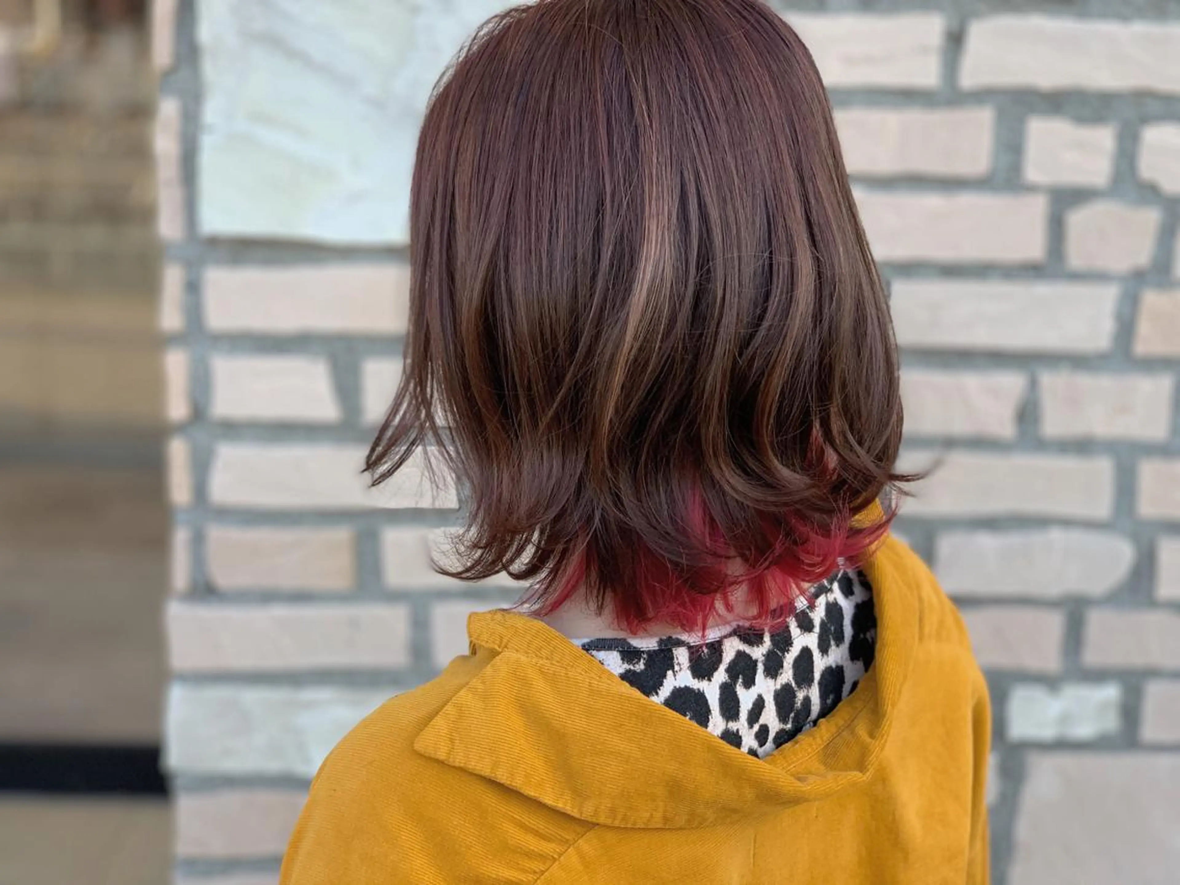 ショート カラー ヘアカラー 高月 瞭のヘアスタイル