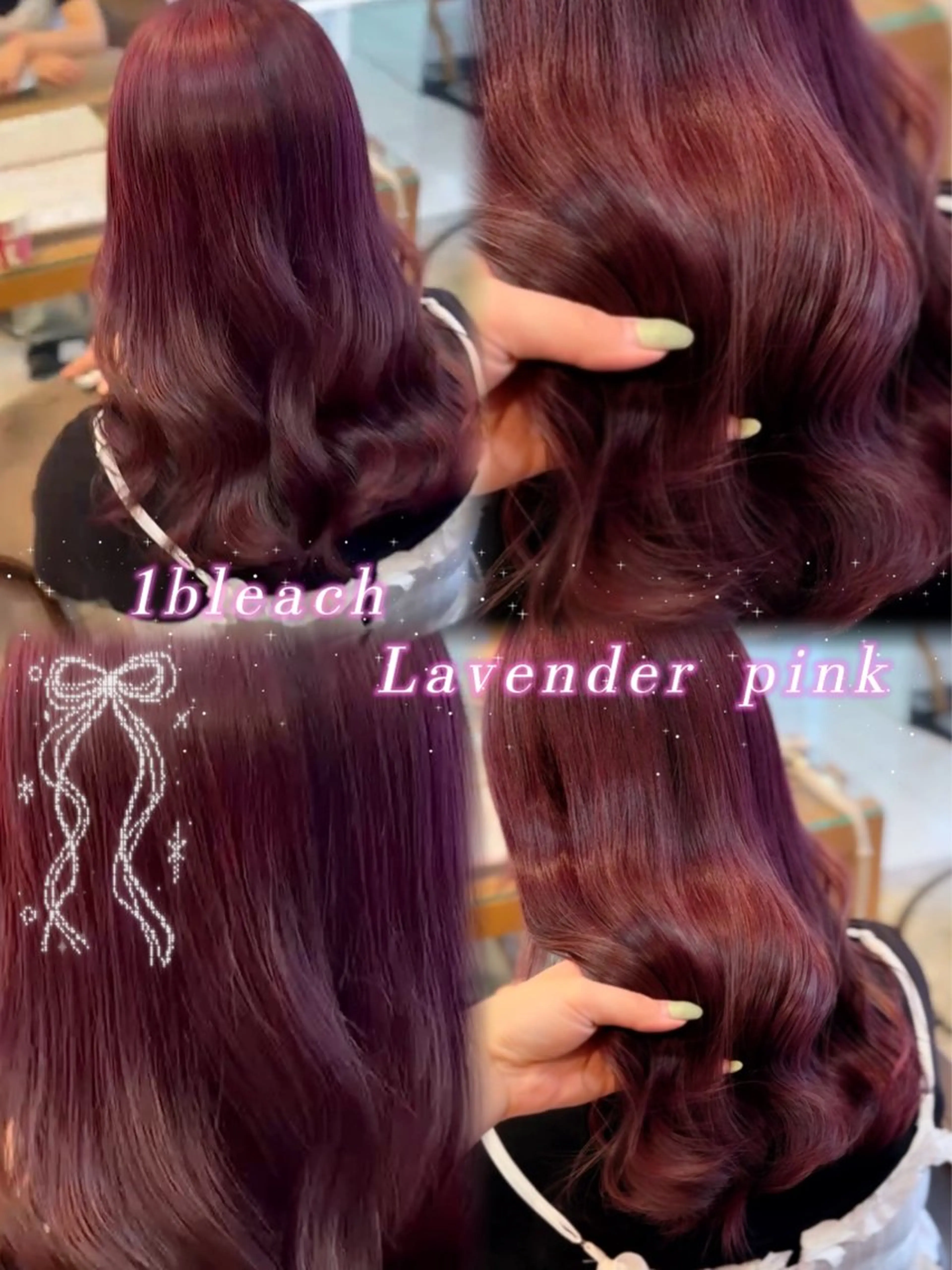 セミロング ヘアカラー 🎀カラー・カットモ デル募集中✧めい🎀のヘアスタイル