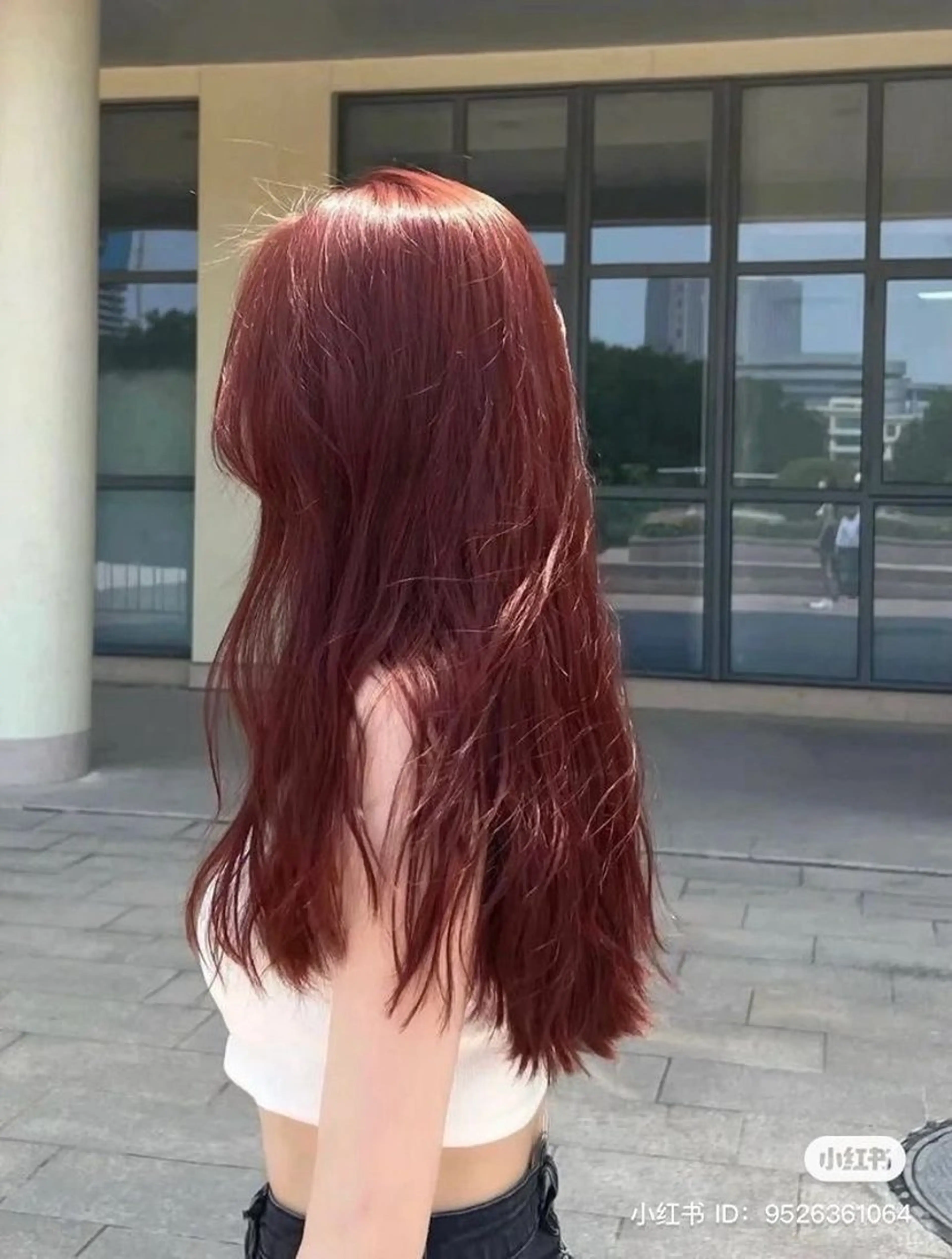 ミディアム カラー カット ヘアカラー トリートメント ❤️ブリーチ/暖色/ 韓国レイヤー/優希のヘアスタイル