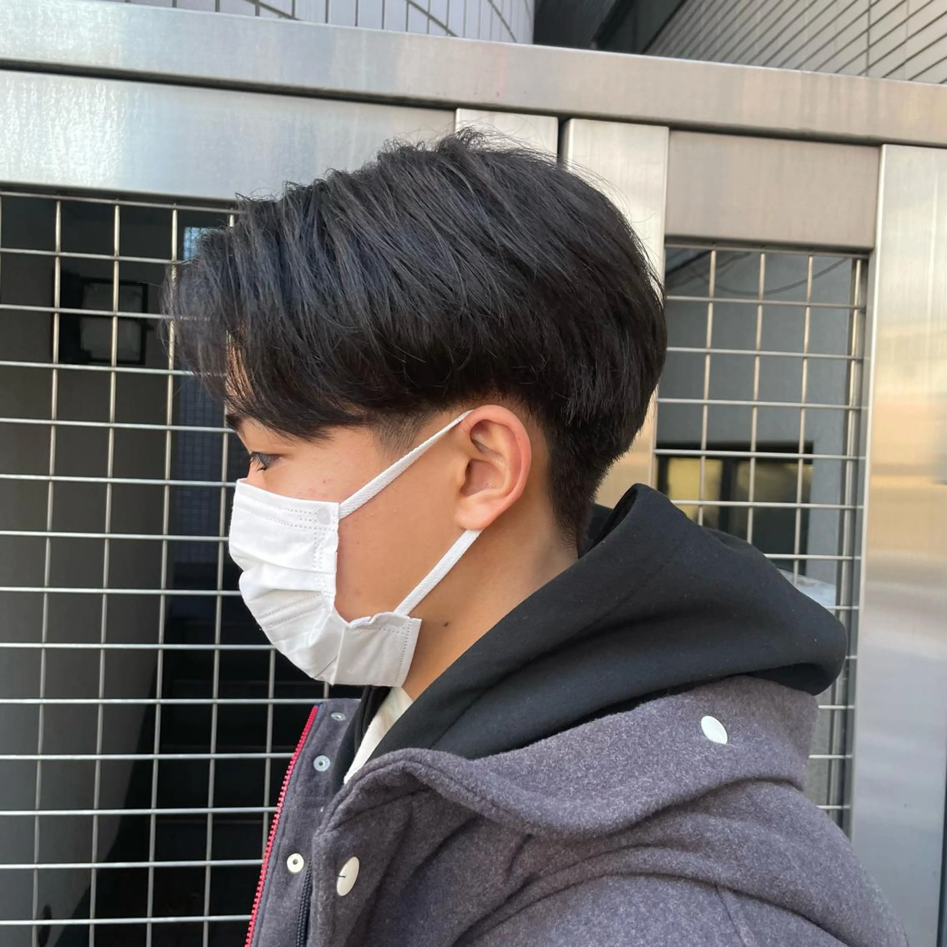 ショート メンズ アイブロウ カット 縮毛矯正 【メンズ縮毛矯正】 田中秀斗のヘアスタイル