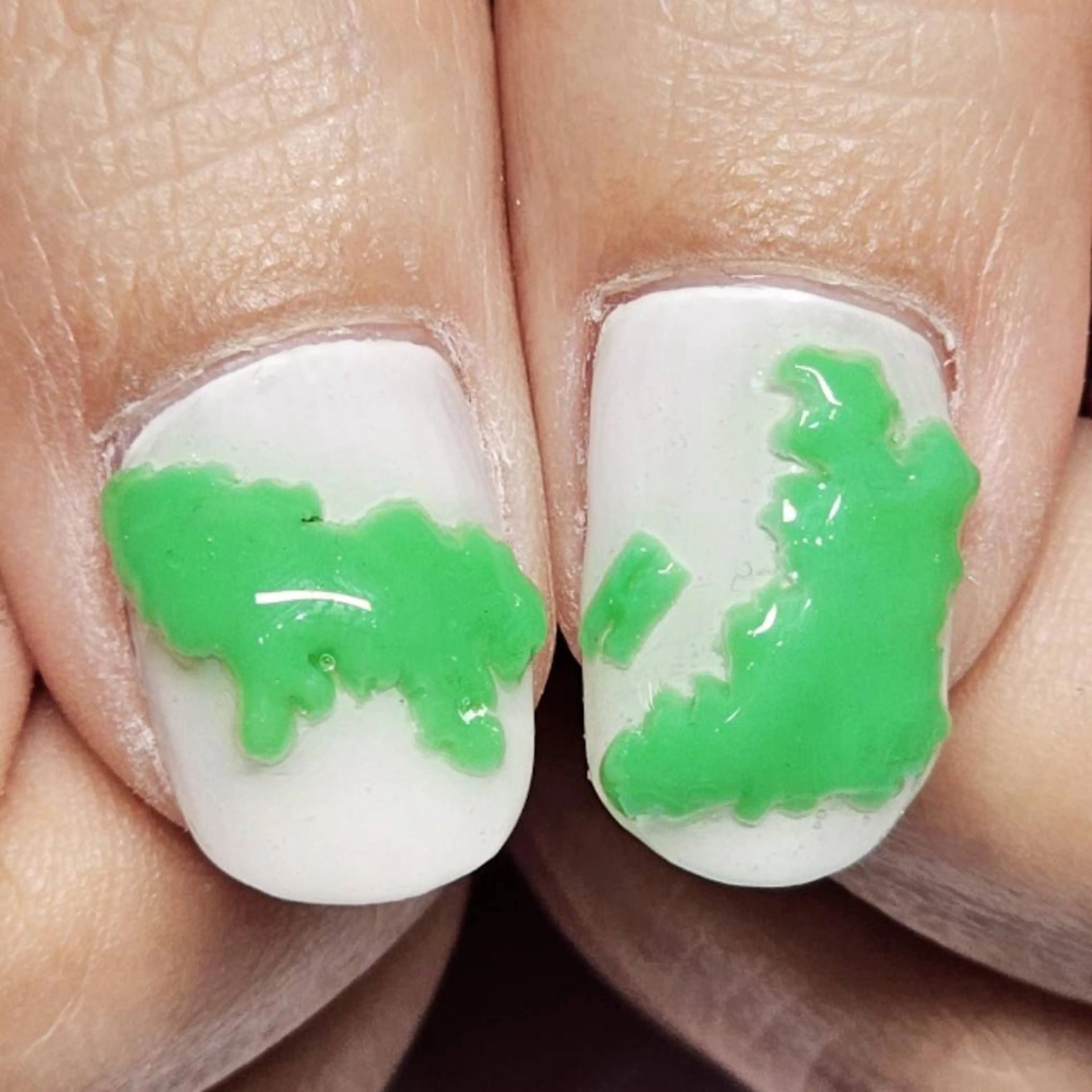 ネイル アートネイル ワンカラーネイル ホワイト ハンドネイル よしだ ひろきのネイルデザイン