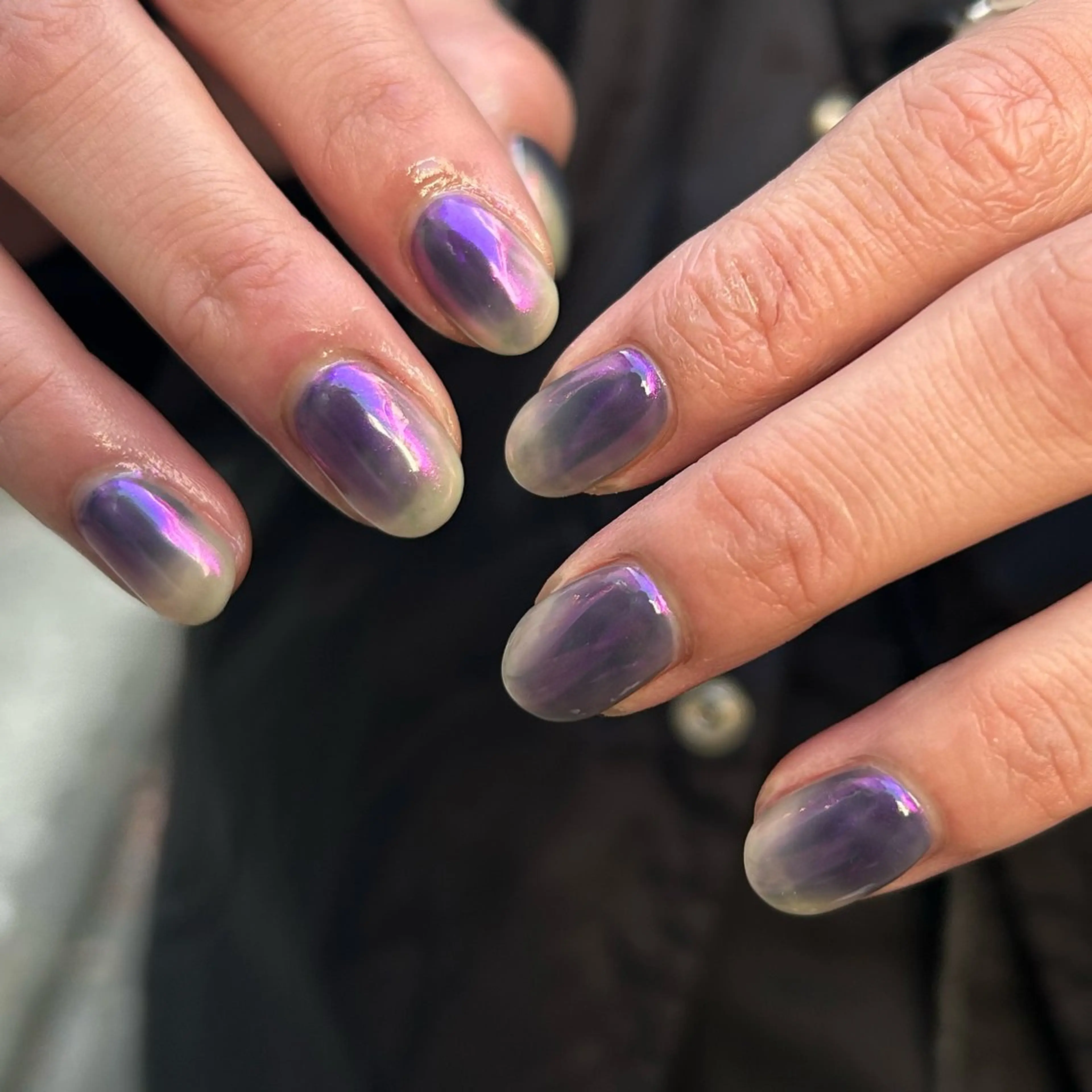 ネイル オーロラネイル Yumi 広尾|恵比寿ネイルのネイルデザイン