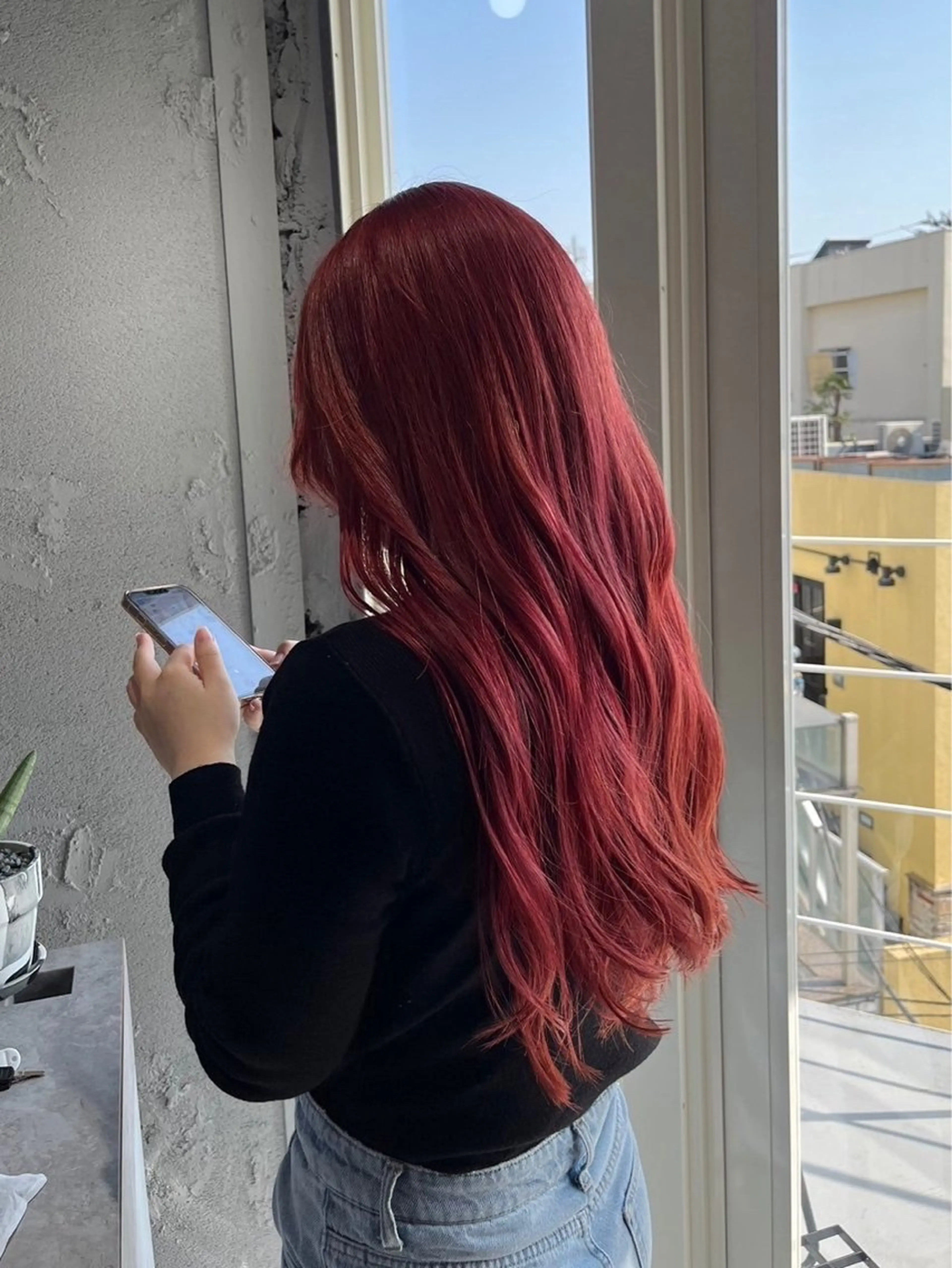 ロング RIN 中明度韓国ヘアのヘアスタイル