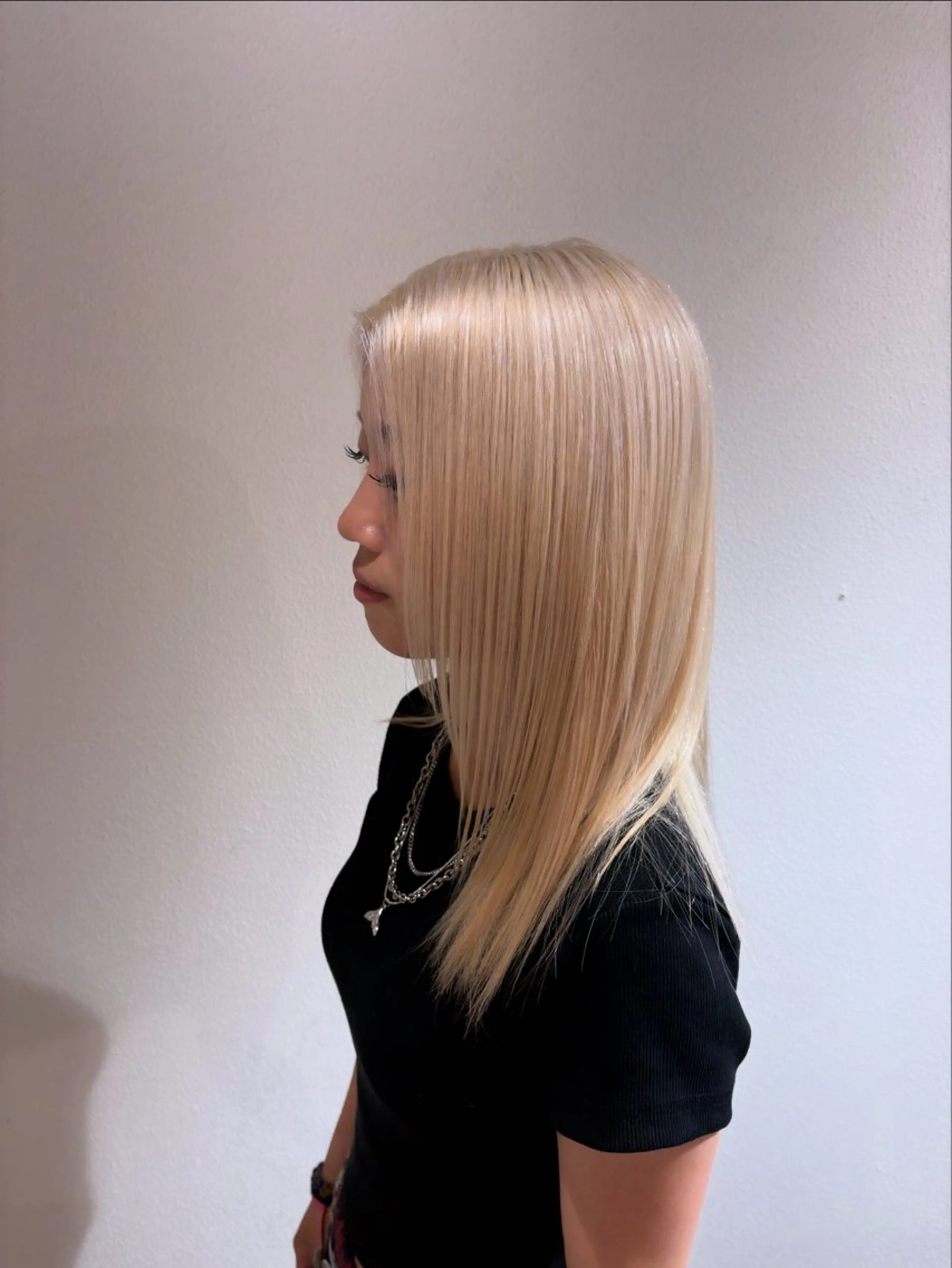 カラー ヘアカラー ヘアセット Seleneコウキ ブリーチ/ハイトーンのヘアスタイル