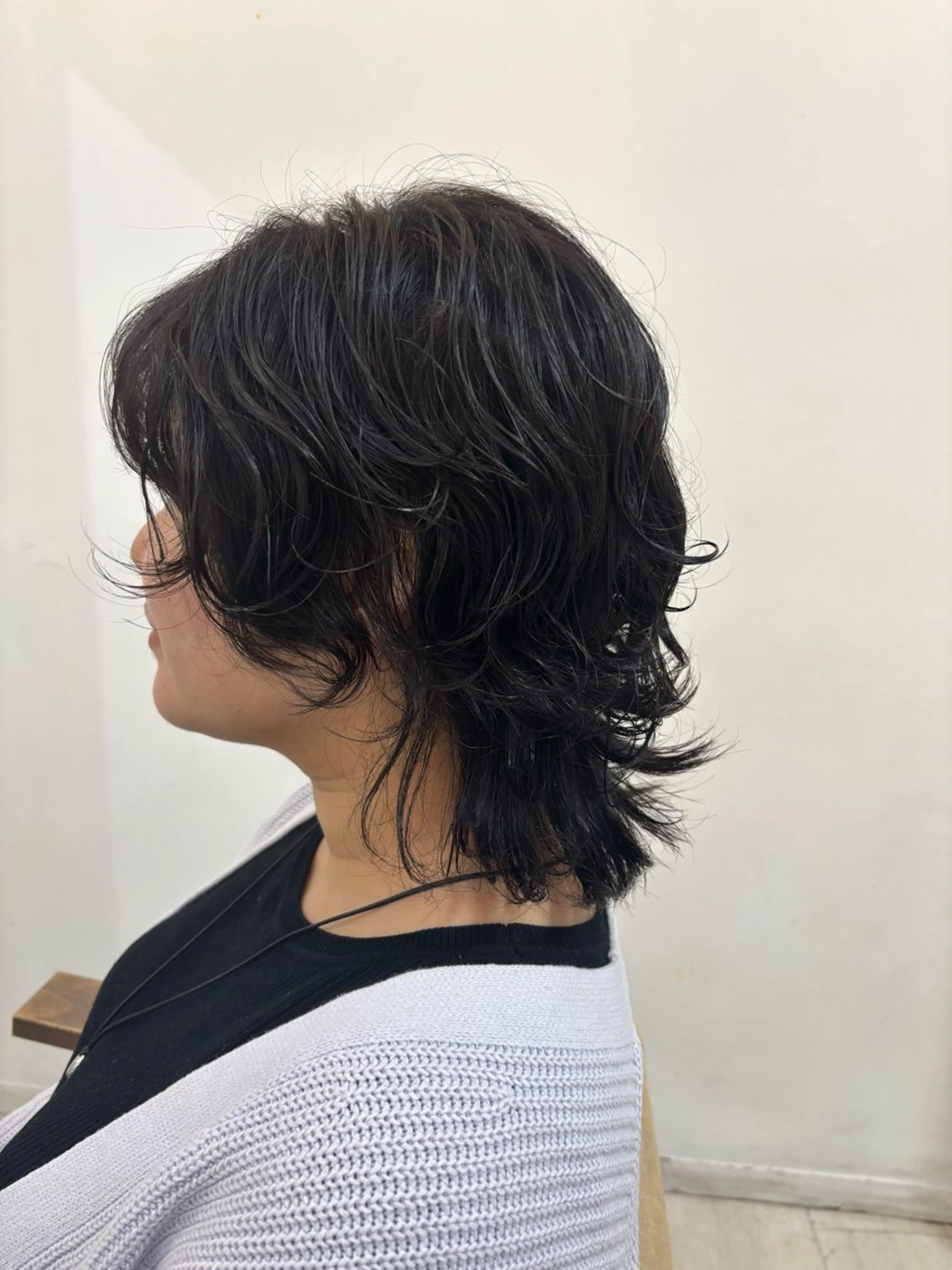 セミロング パーマ HairMake NEW YORK所属・カットモデル募集/ 加藤美月のヘアスタイル