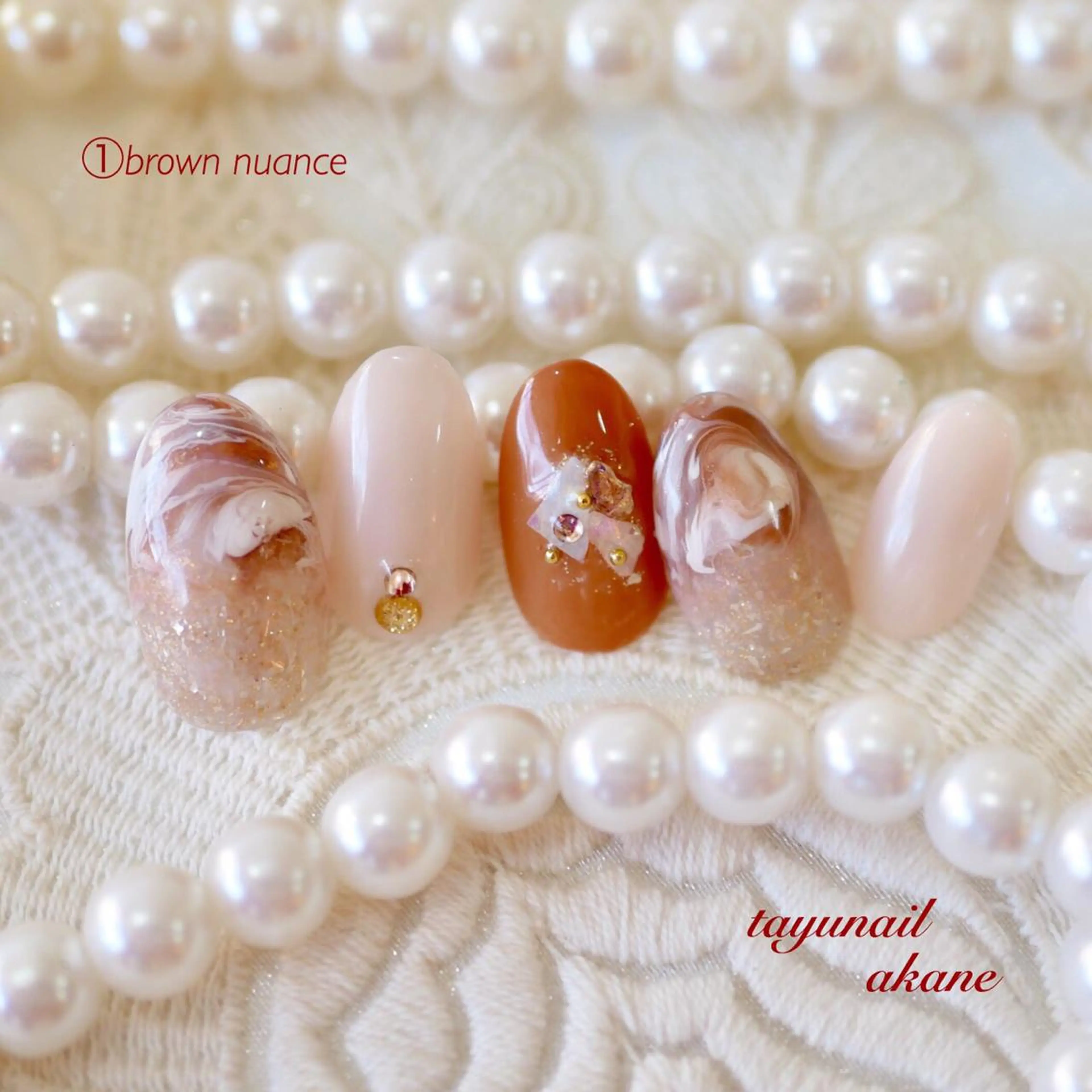 ネイル ハンドネイル ネイルサロン・ネイルスクール　たゆnail所属・ネイルサロン 【たゆnail】のネイルデザイン