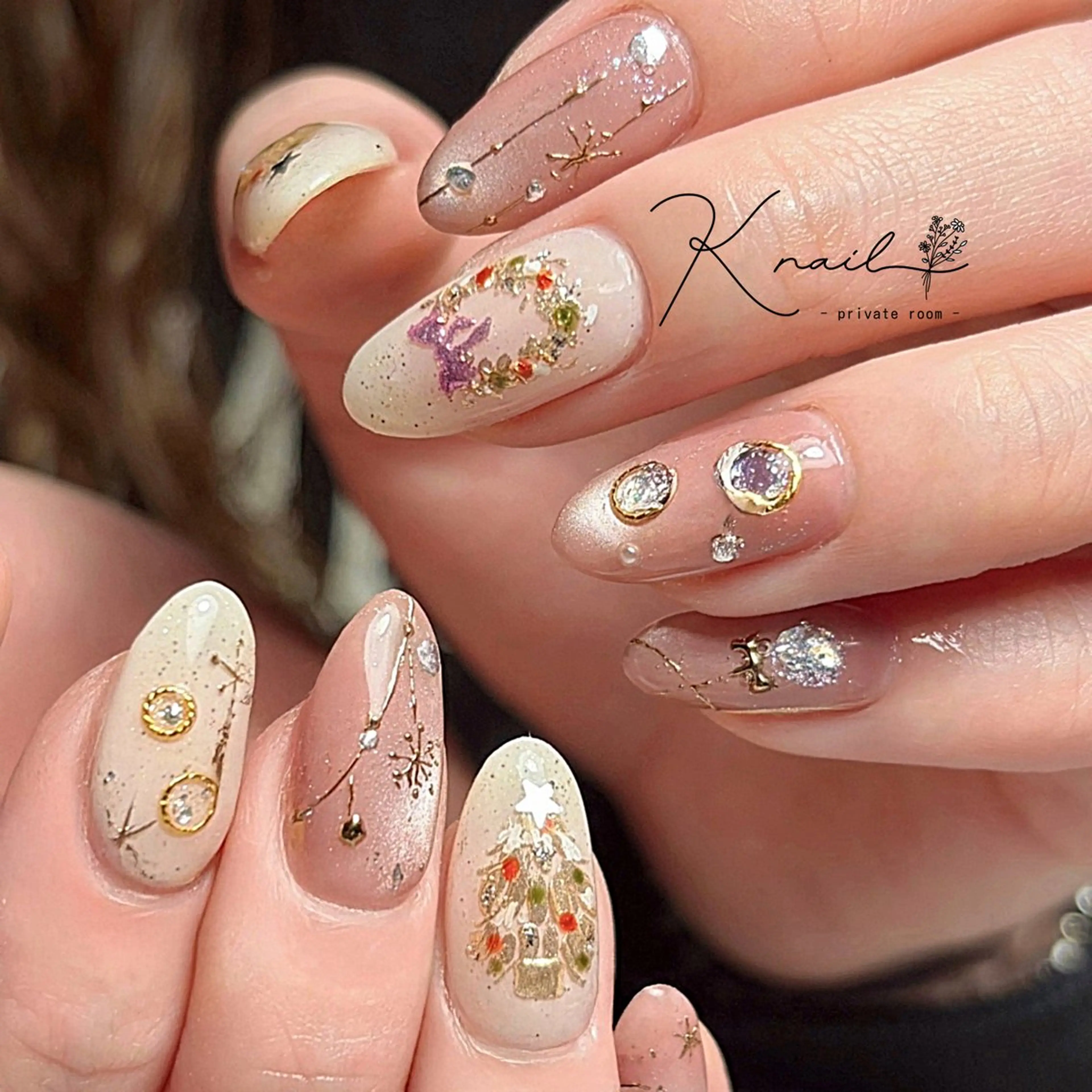ネイル K naiL所属・王 雅文のネイルデザイン