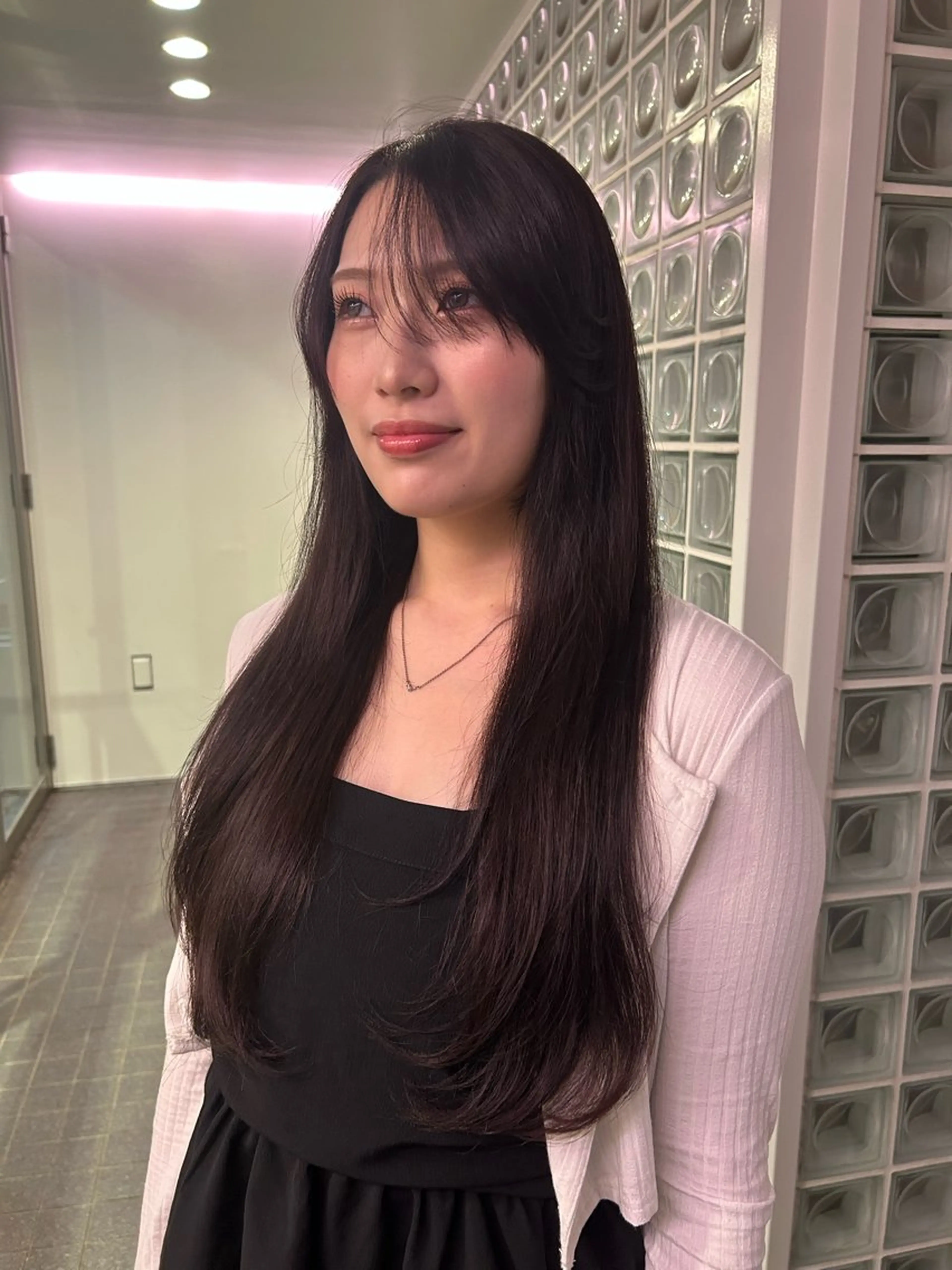 ロング カラー ラベンダーカラー ヘアカラー トリートメント Memories所属・🧣艶カラー・ヘア セット Chie🧸のヘアスタイル