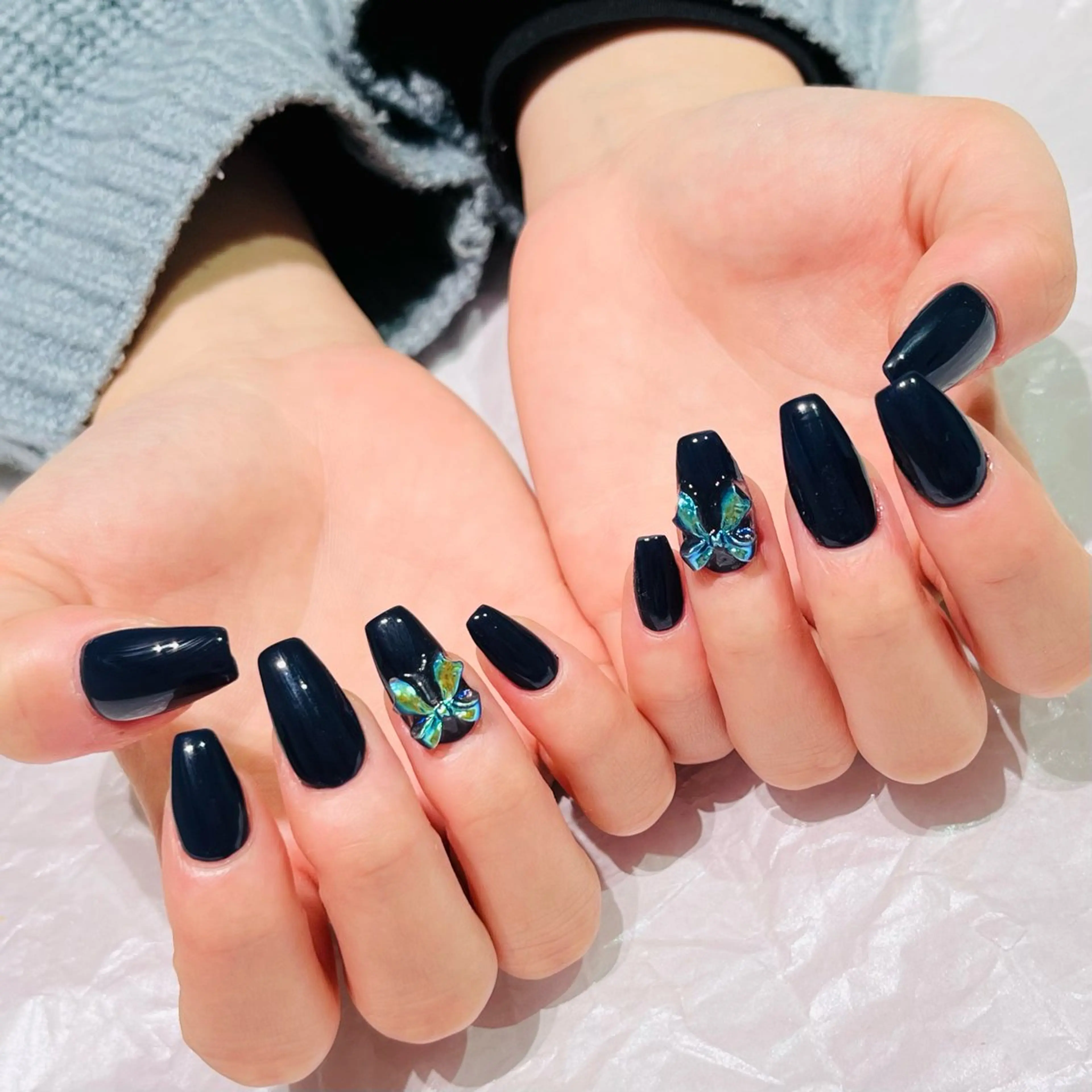 💜オフ込み💜ジェル持ち込みアート２本コース🌟の写真