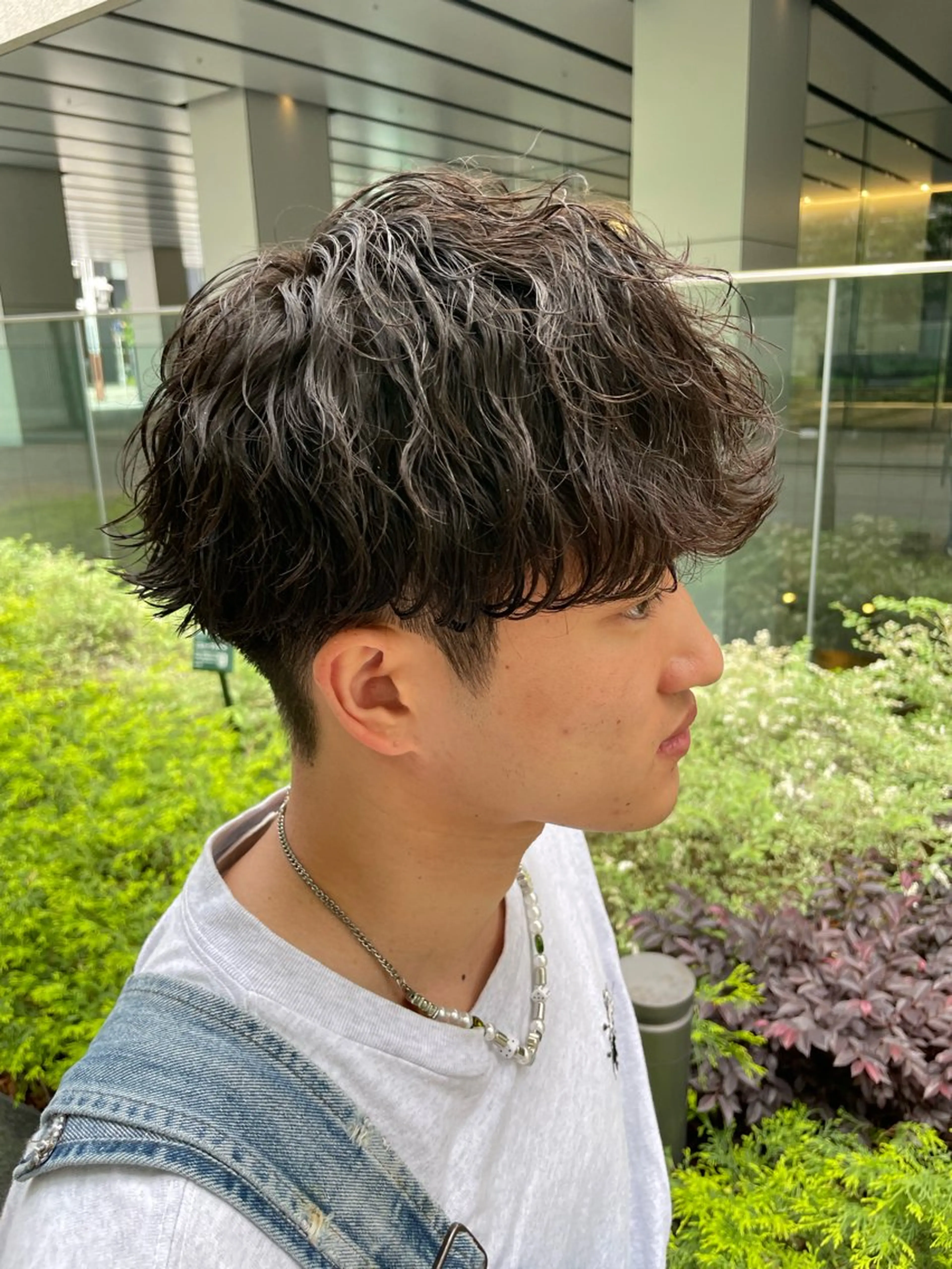 ショート カラー パーマ ヘアアレンジ メンズ カット パーマ トリートメント 亀井隆汰/メンズ専門 パーマ特化美容師のヘアスタイル
