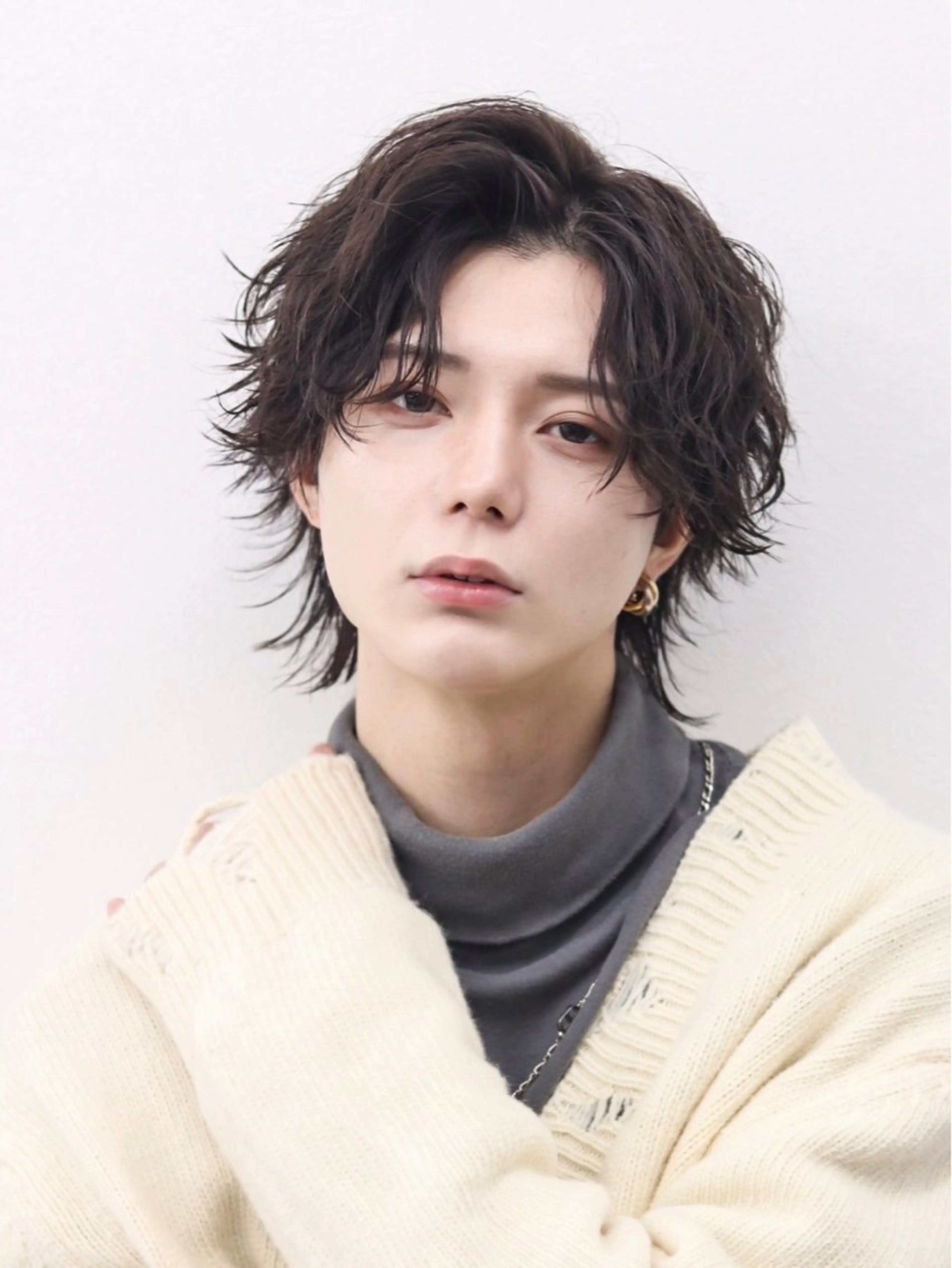 ミディアム カラー パーマ ヘアアレンジ メンズ 似合わせカット メンズ特化❤️🔥 RIKU❤️🔥のヘアスタイル