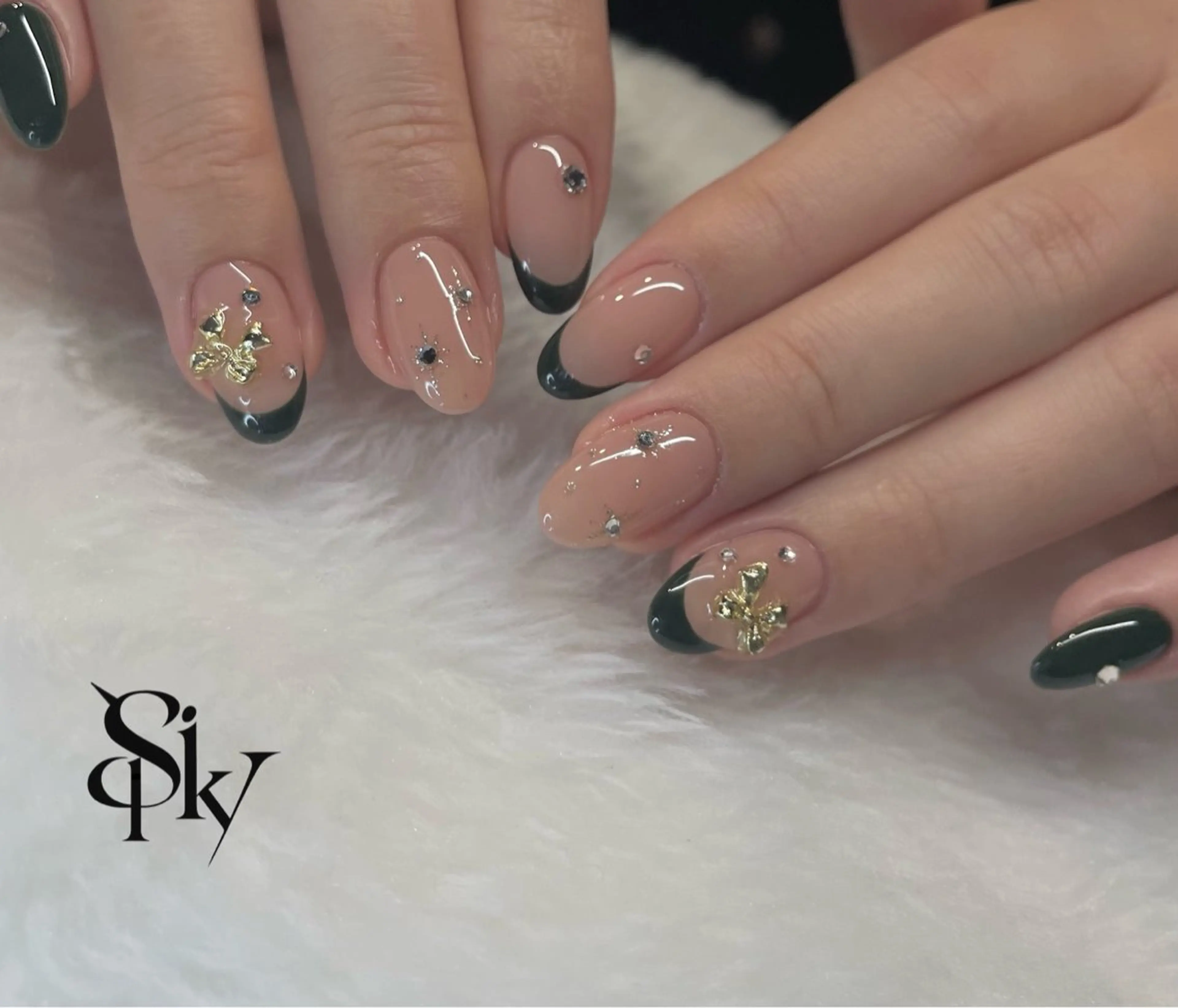 ネイル ハンドネイル Spiky とうげ ふうかのネイルデザイン