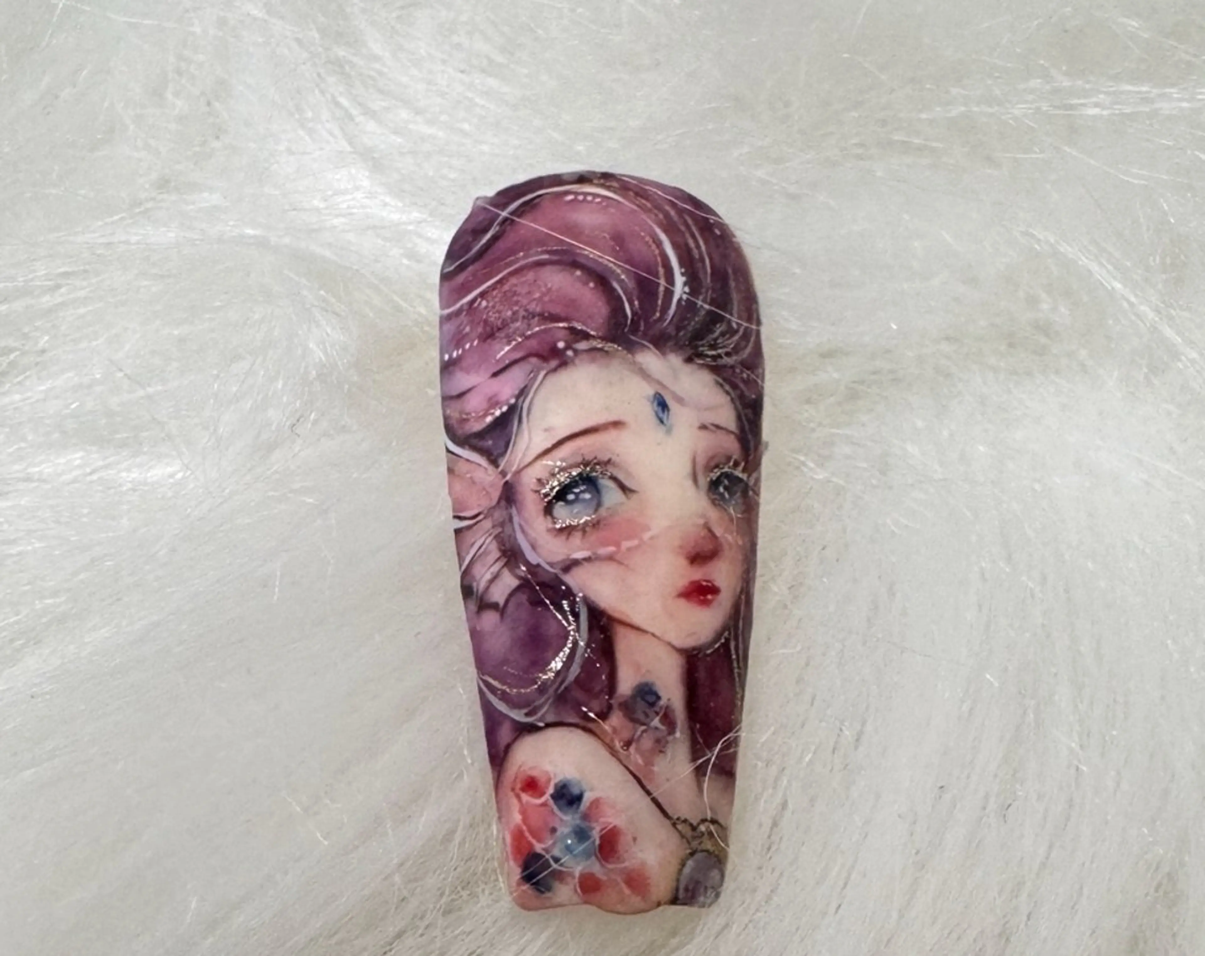 ネイル ビルドアップ ビューティー　リリのネイルデザイン