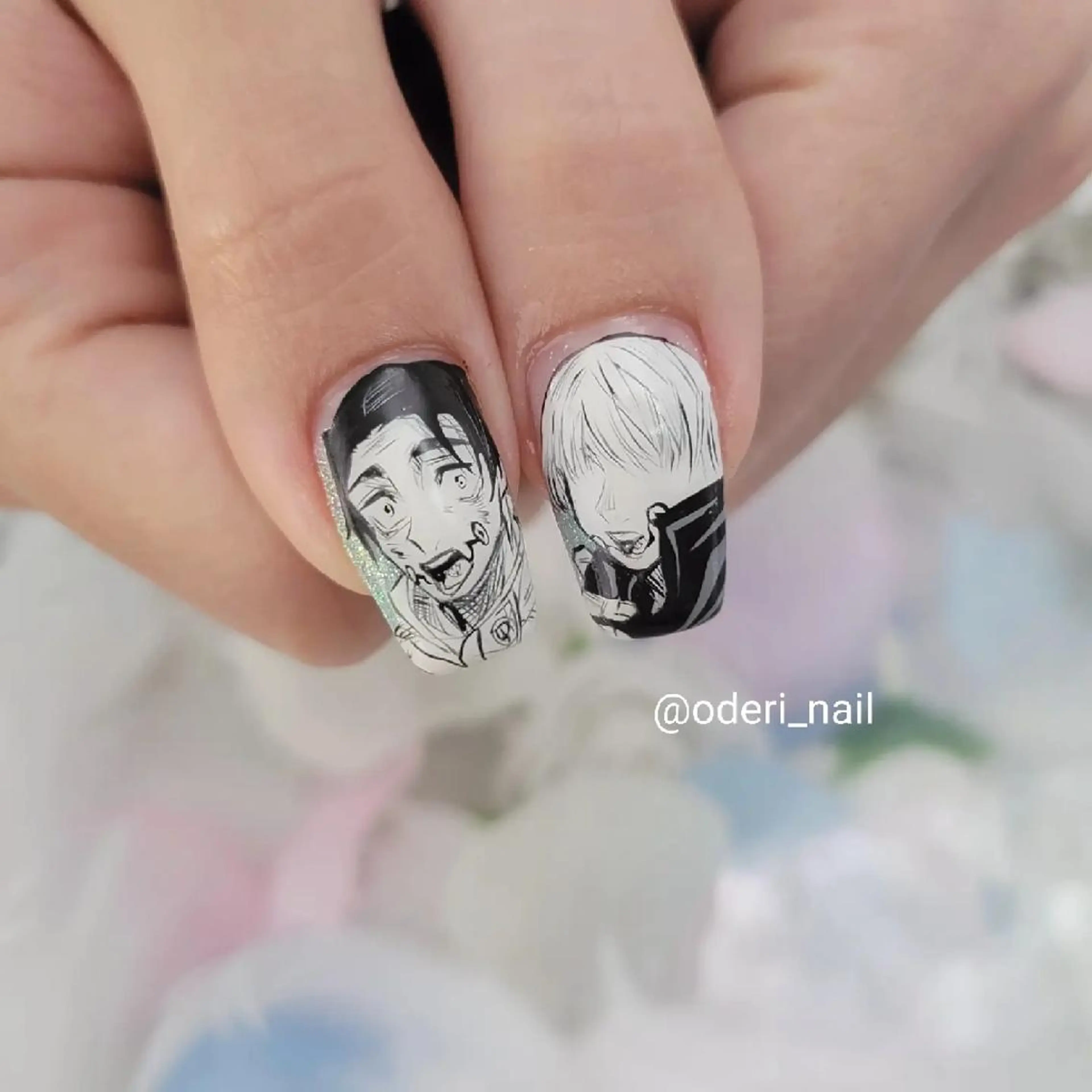 ネイル アートネイル ジェルネイル おで@ oderi_nailのネイルデザイン