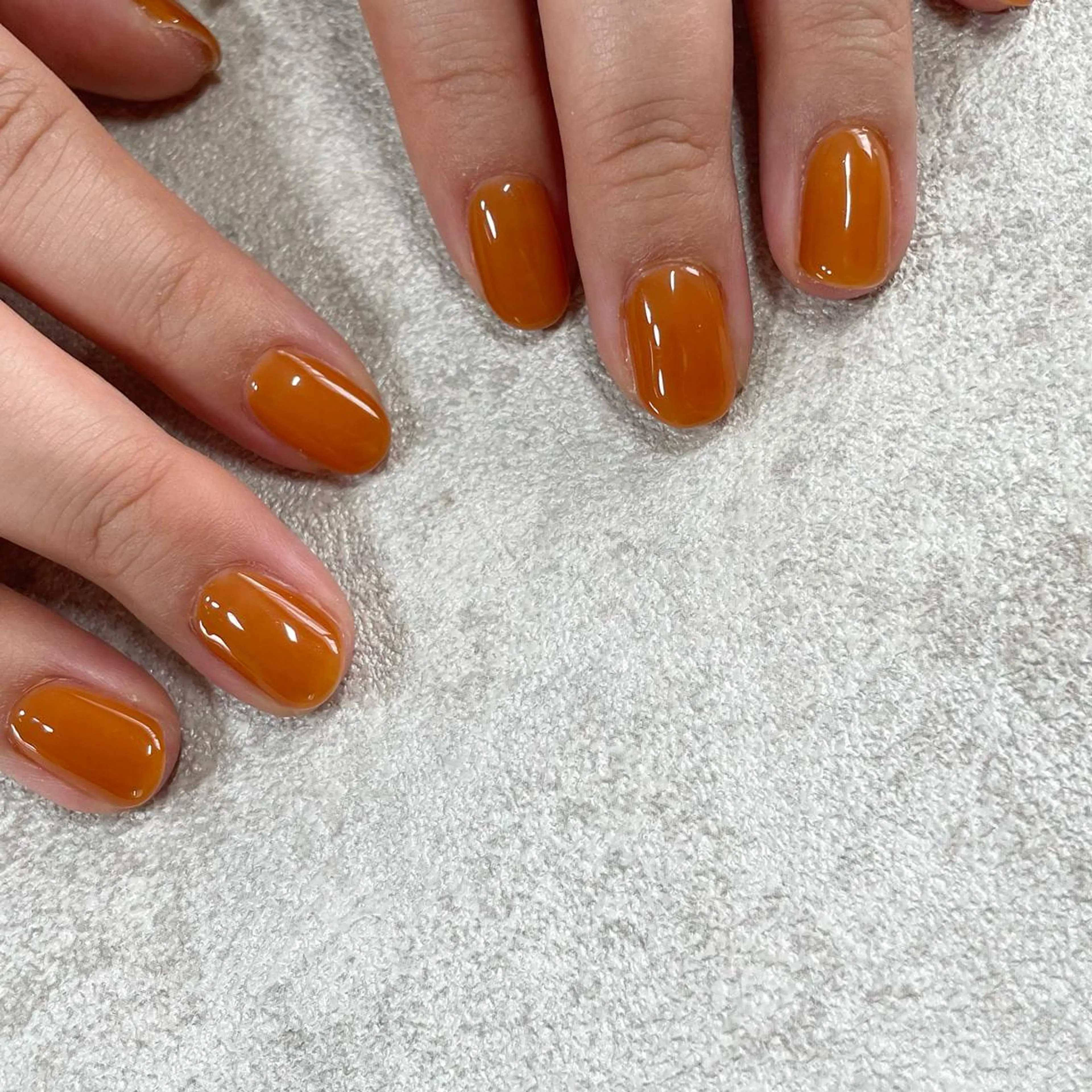 ネイル ワンカラーネイル 東 千夏のネイルデザイン