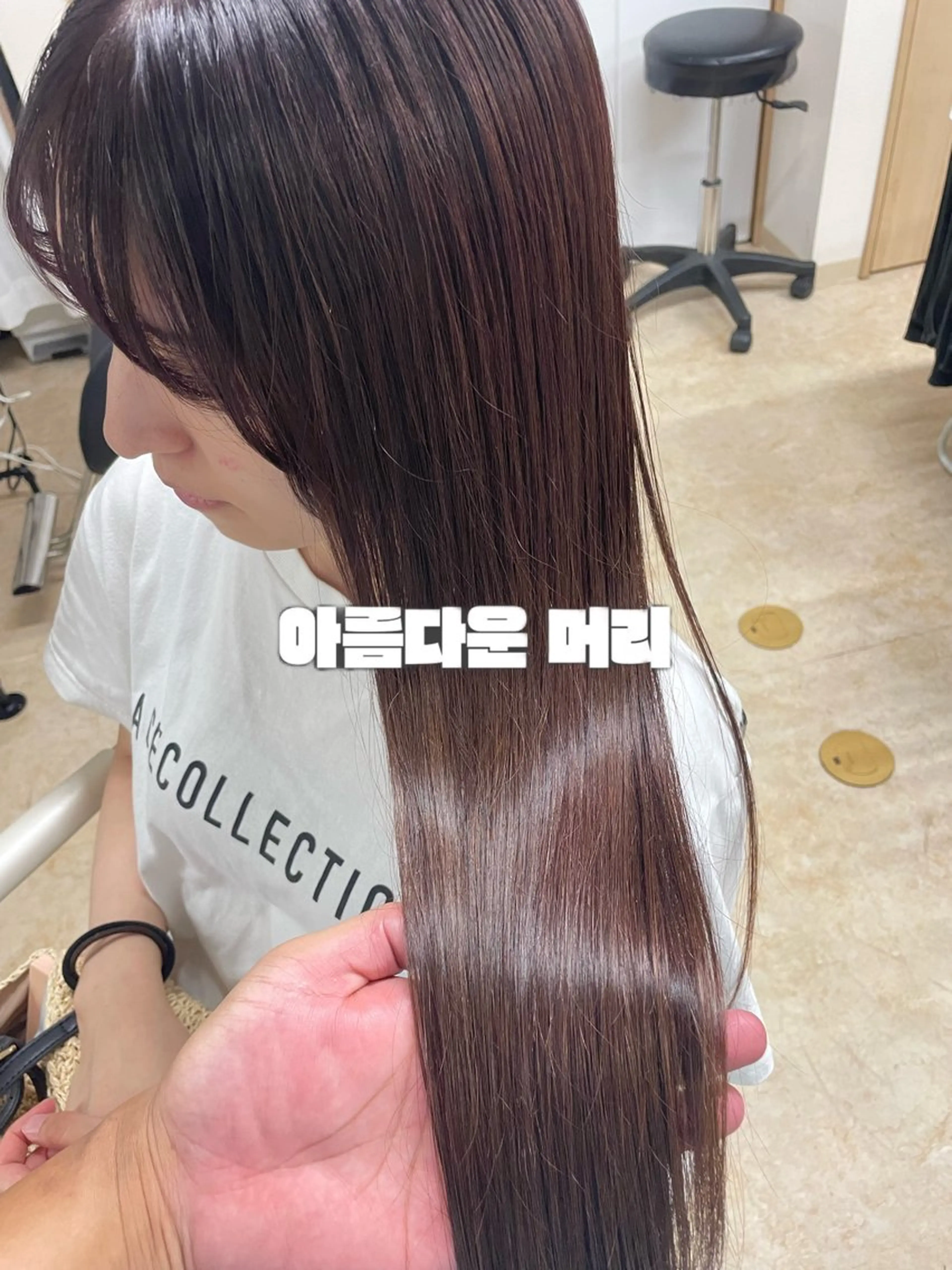 ロング カラー ケアブリーチ /髪質 改善/古橋圭史郎のヘアスタイル