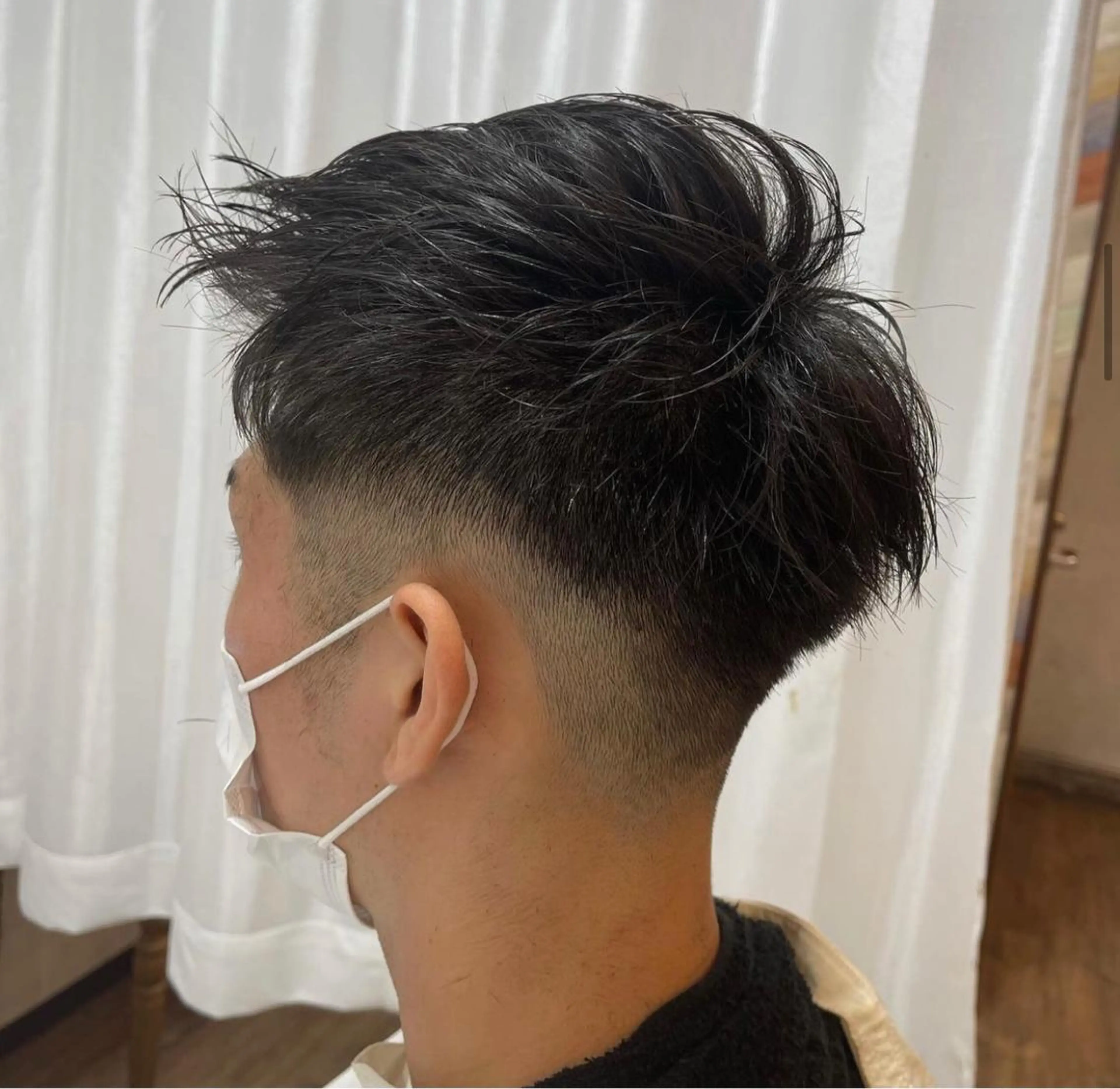 メンズ フェードカット カット &chaLme   心斎橋所属・emi/髪質改善/ 韓国風/艶カラーのヘアスタイル