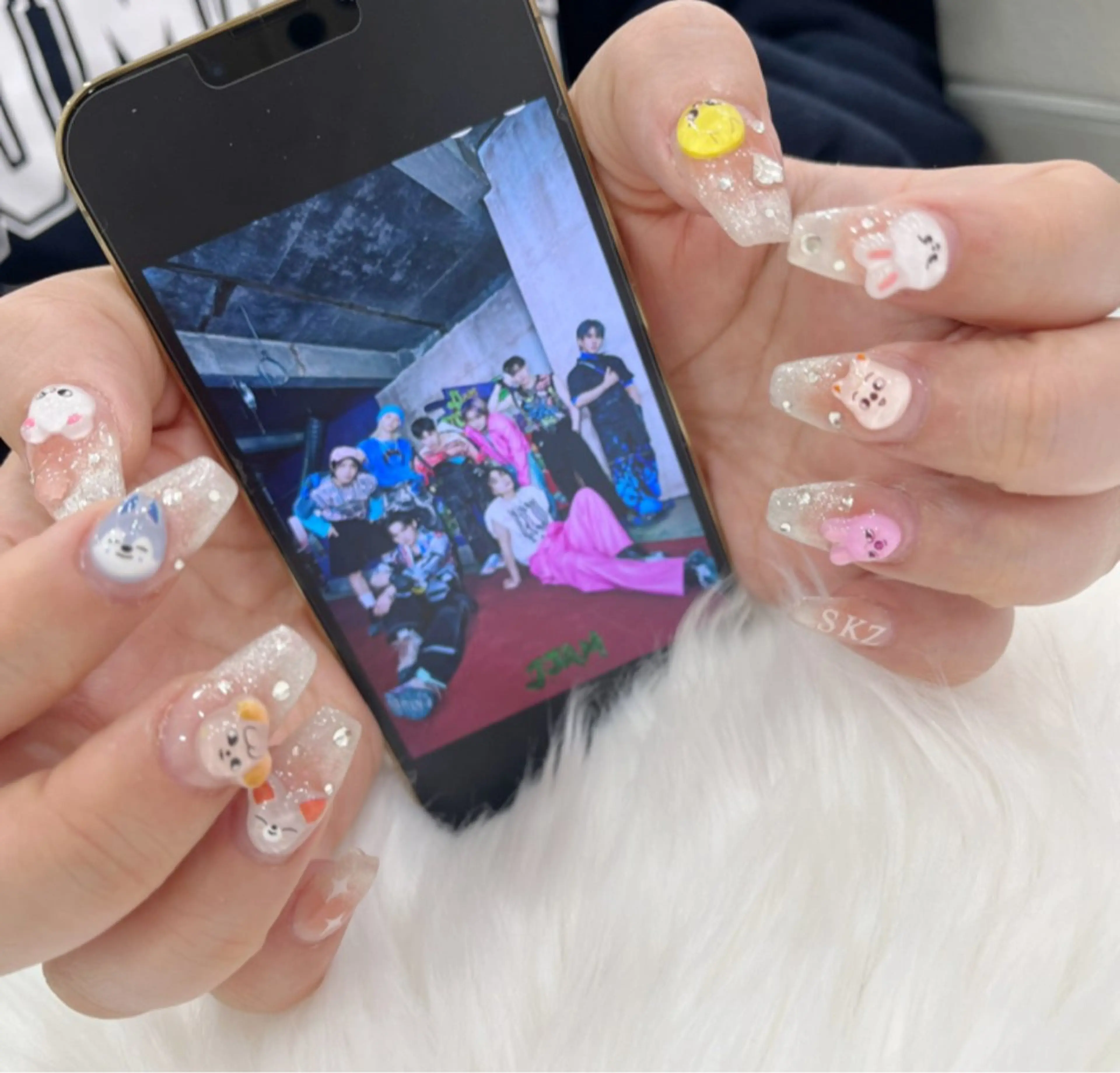 ネイル 長さ出し フットネイル ジェルネイル 韓国ネイル マグネットネイル #Amin所属・#Amin nail salonのネイルデザイン