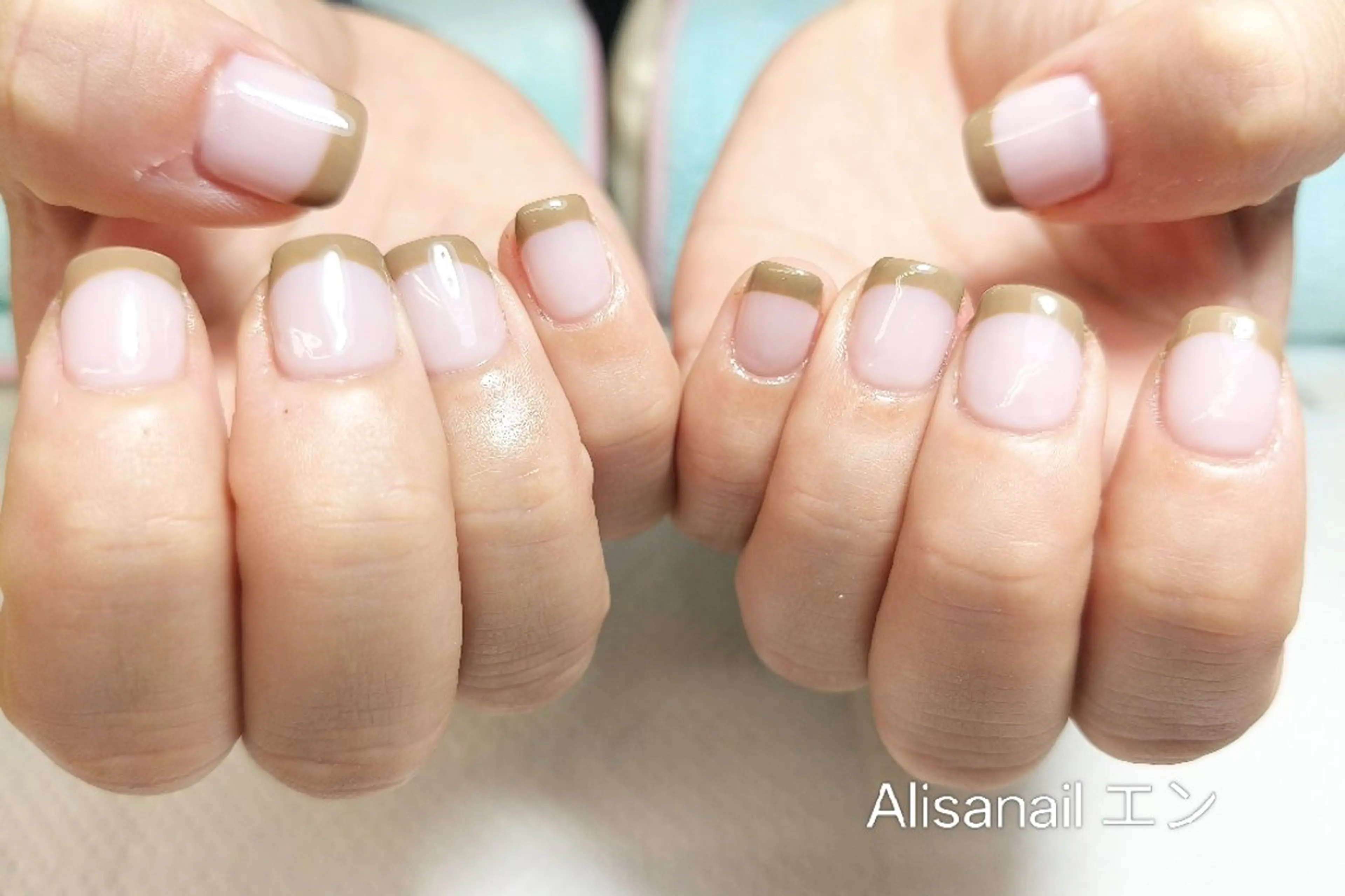 ネイル フレンチネイル エ ンのネイルデザイン