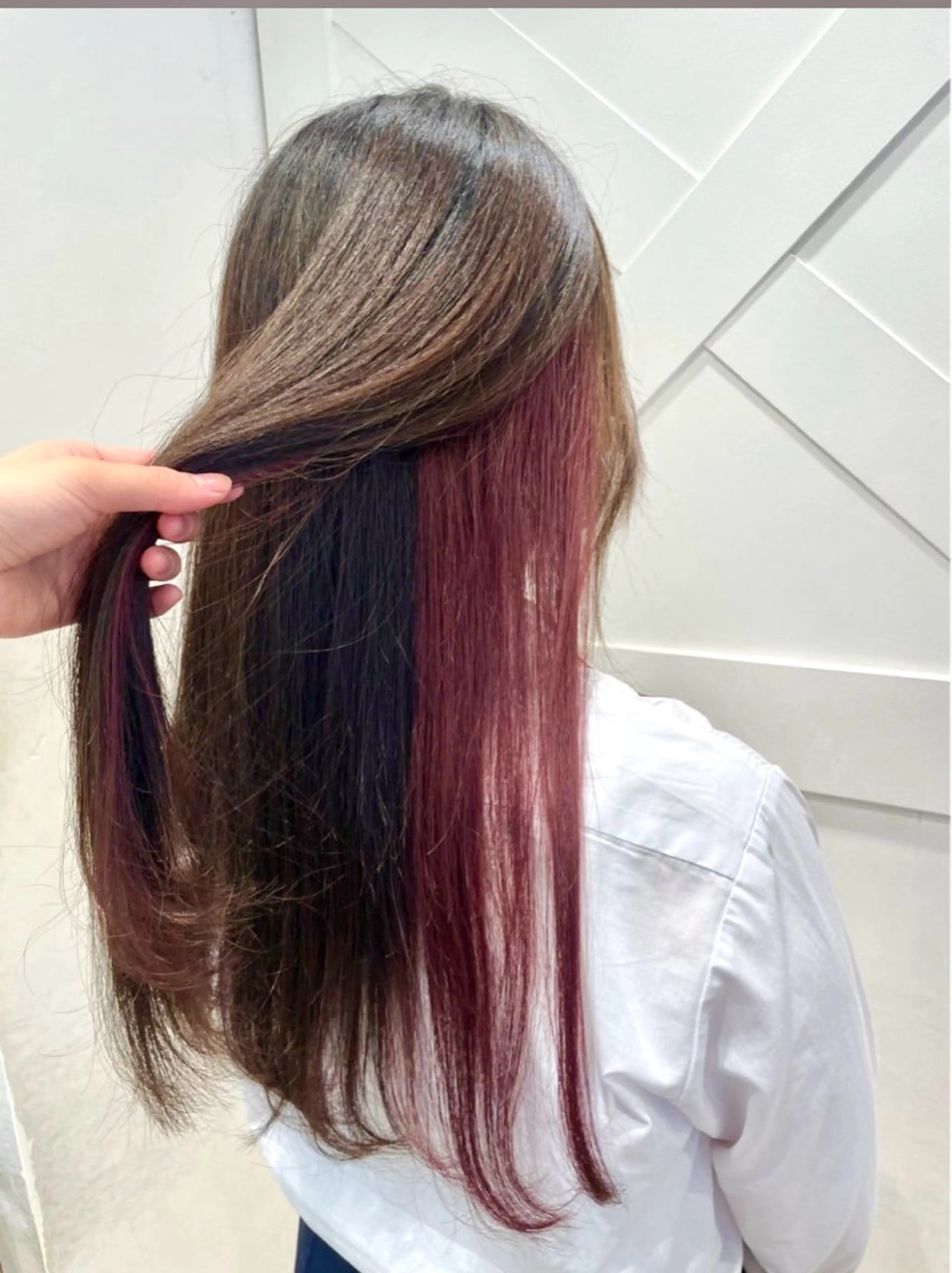 ミディアム 🎀透明感カラー🎀 ヘアメ／mikotoのヘアスタイル