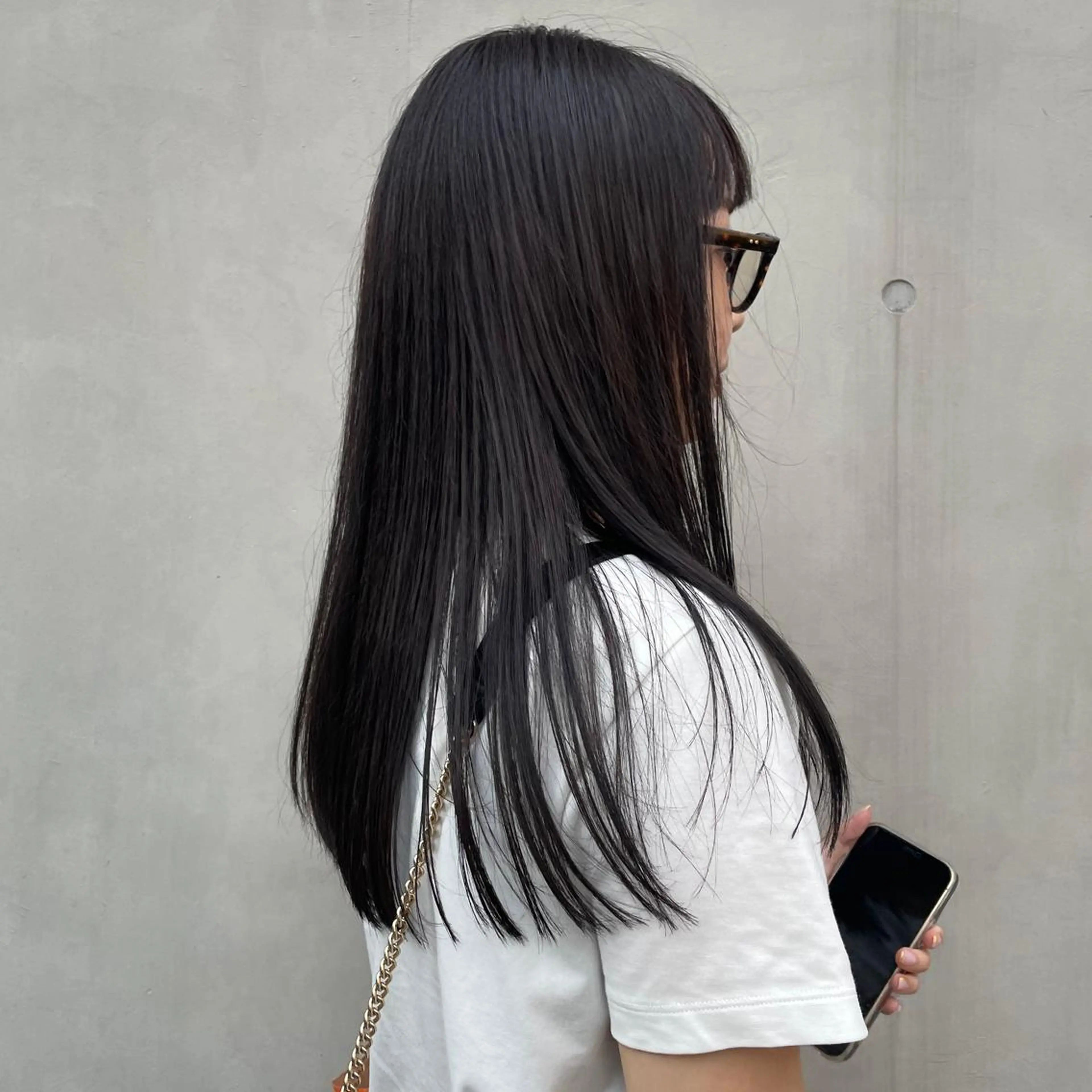 ロング カラー パーマ ヘアアレンジ メンズ キッズ ネイル マツエク・マツパ アイブロウ casane所属・暖色・前髪カット 🎗️佐藤ゆみこのヘアスタイル