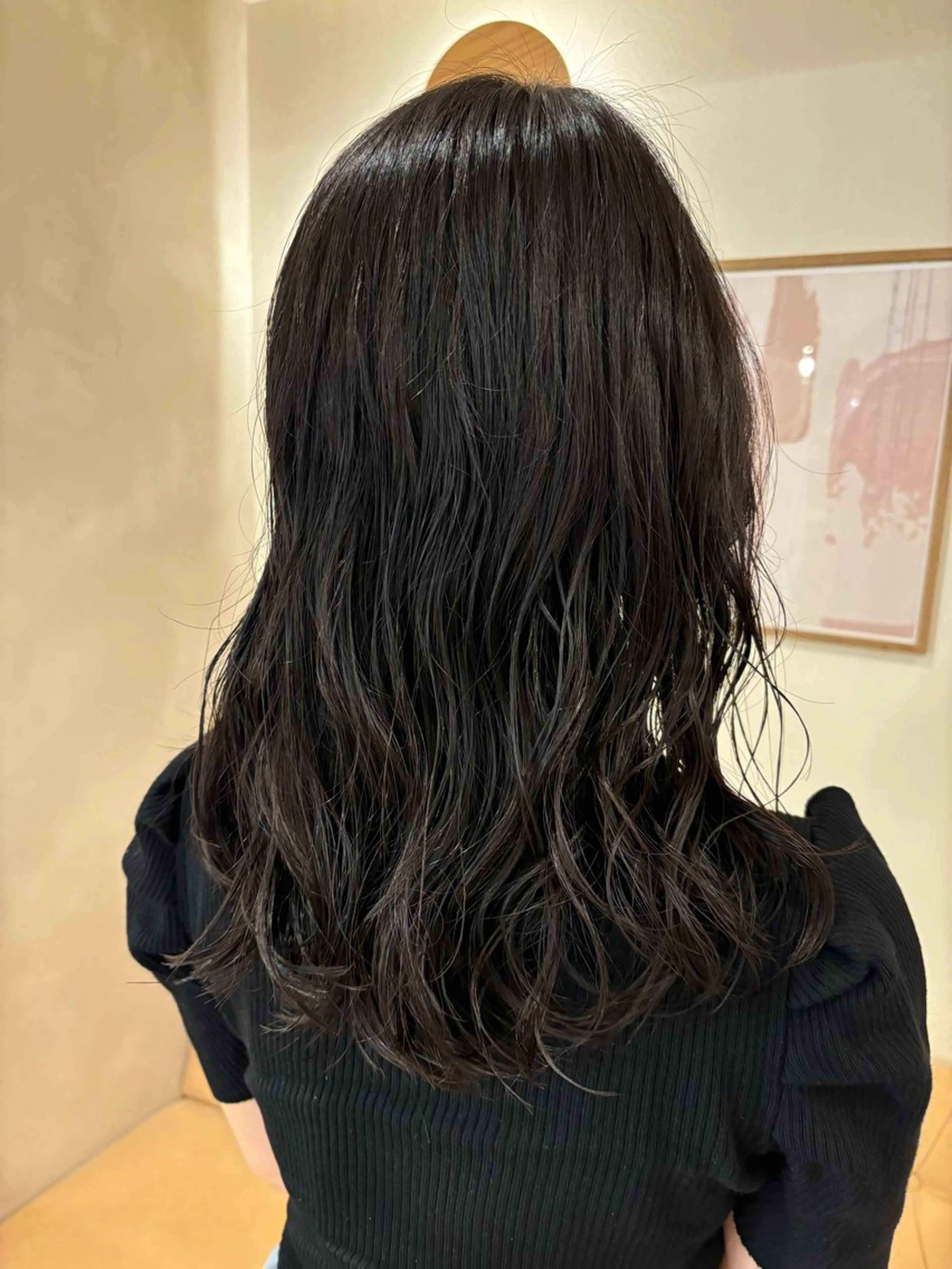 ロング シンバヒナノ/パーマ レイヤーカット/ボブのヘアスタイル