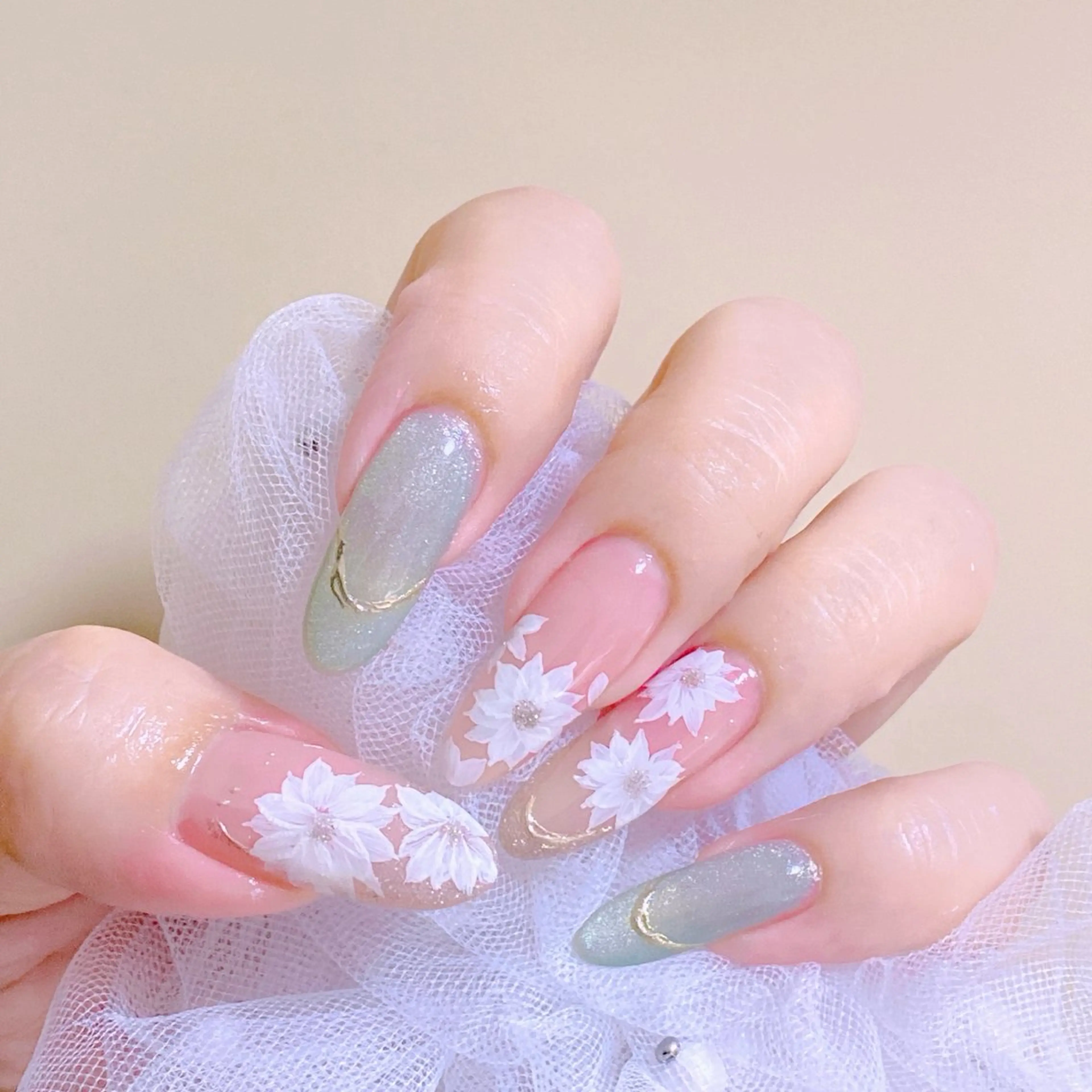 ネイル フラワーネイル Nail Yunaのネイルデザイン