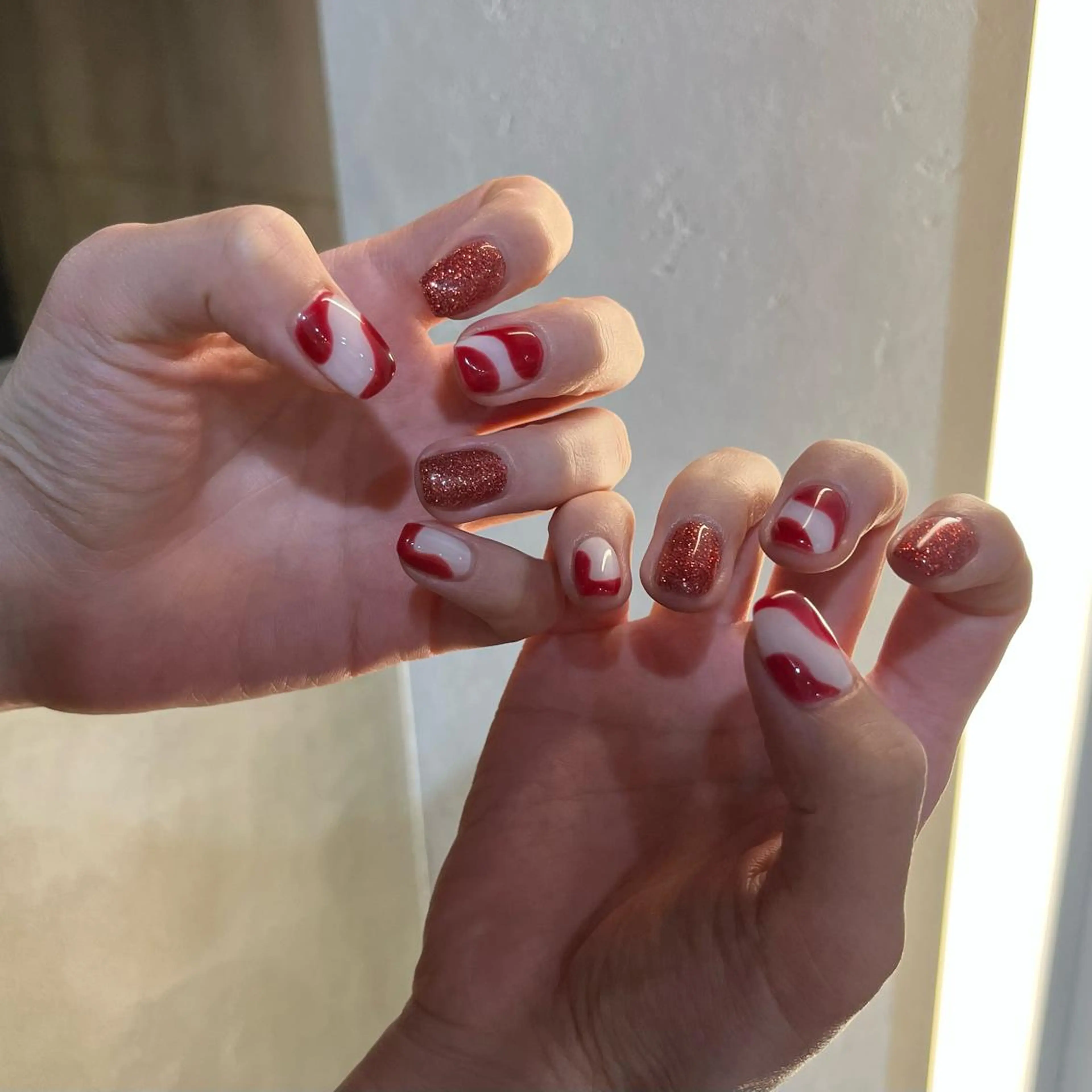 ネイル 持ち込み ハンドネイル 赤根 風南のネイルデザイン