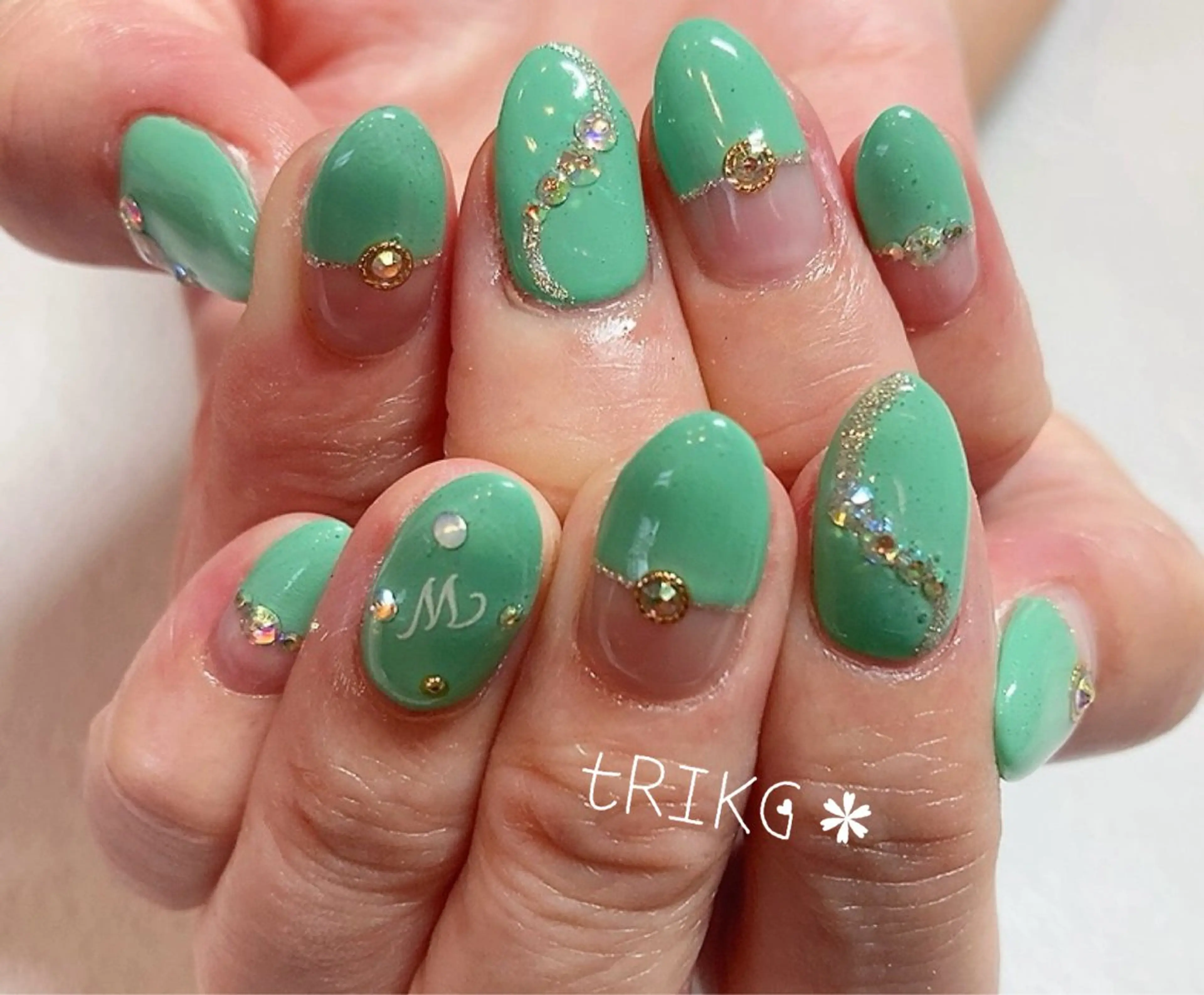 ネイル ハンドネイル tRING＊ しいの木台のネイルデザイン