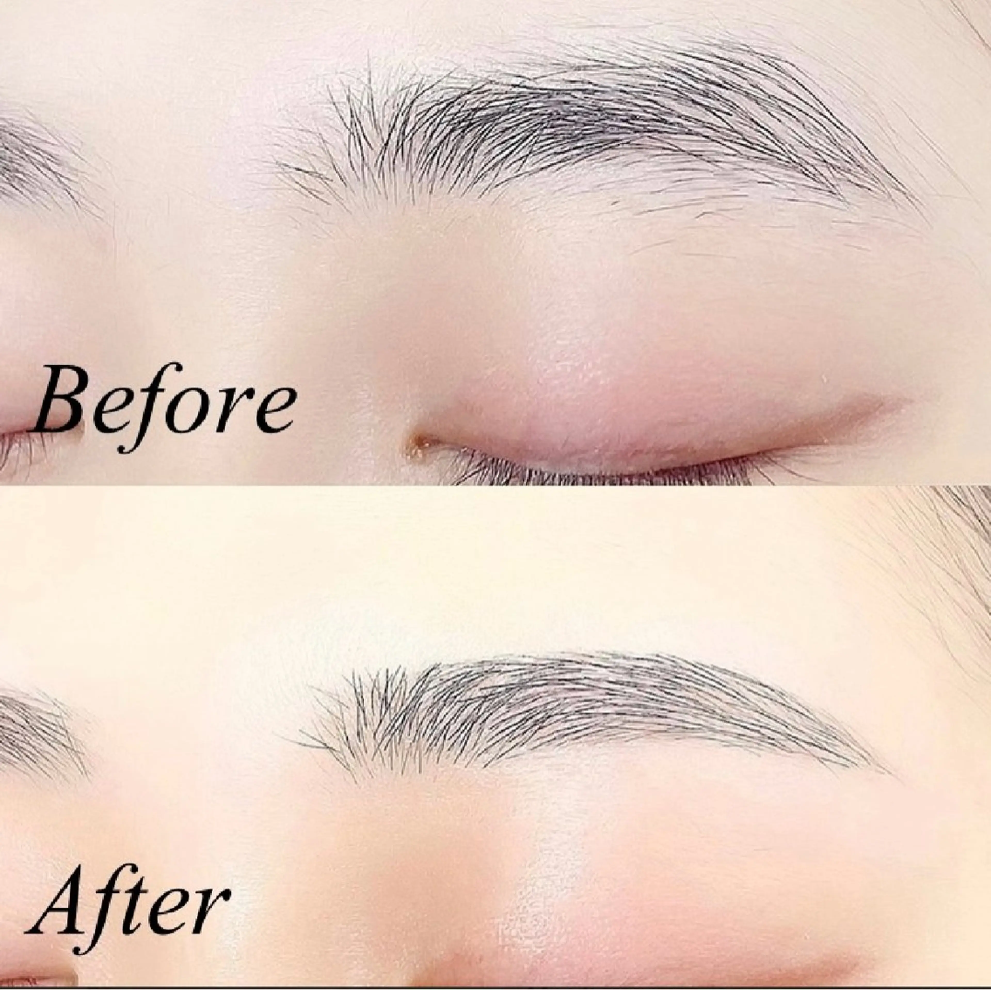 学割U24🎓《ツルツル美顔💆🏻》美眉アイブロウWAX＋フルフェイス(メイク込) ¥7000の写真