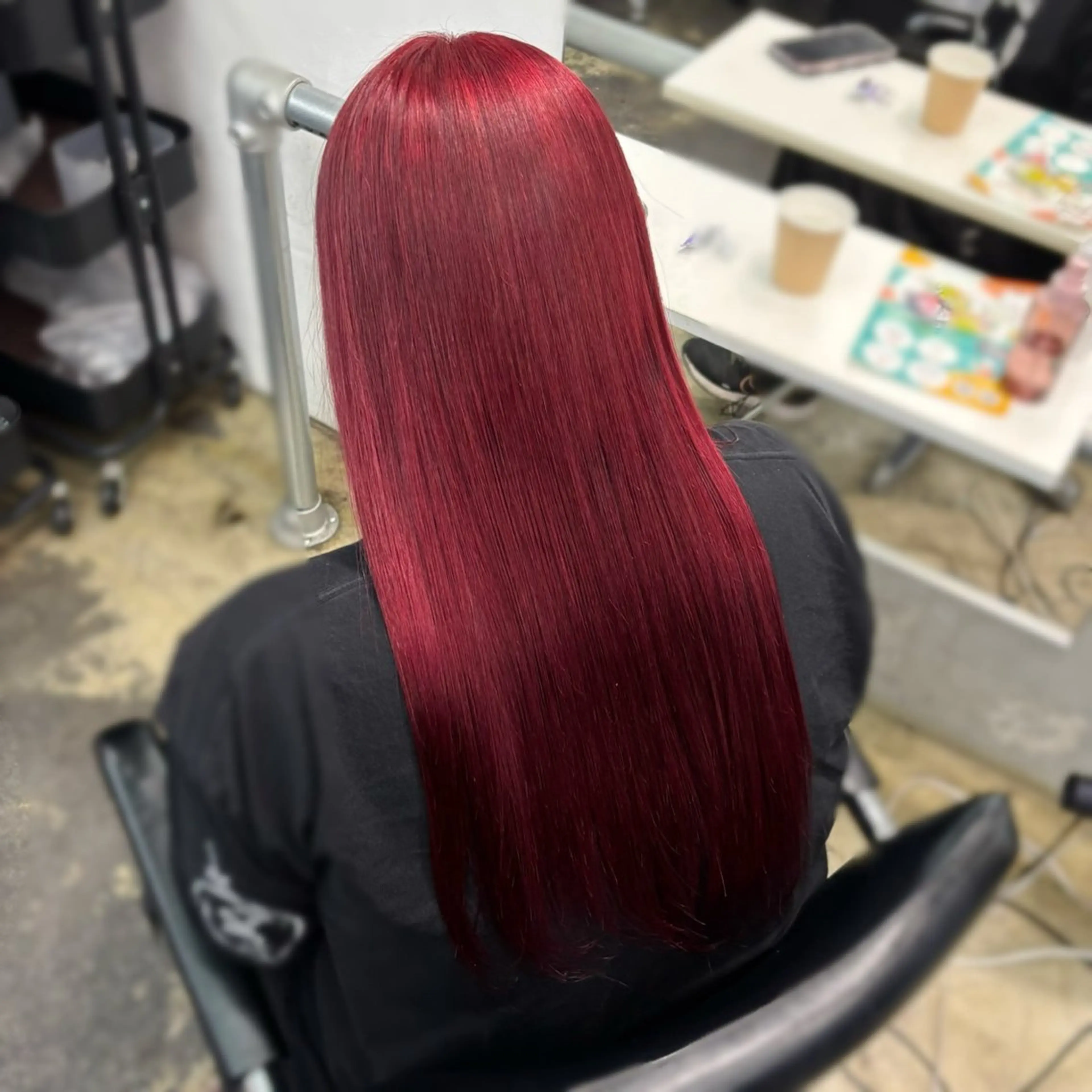 セミロング カラー ヘアアレンジ ヘアカラー トリートメント 🎀暖色/ベージュ× ハイトーン💫りののヘアスタイル