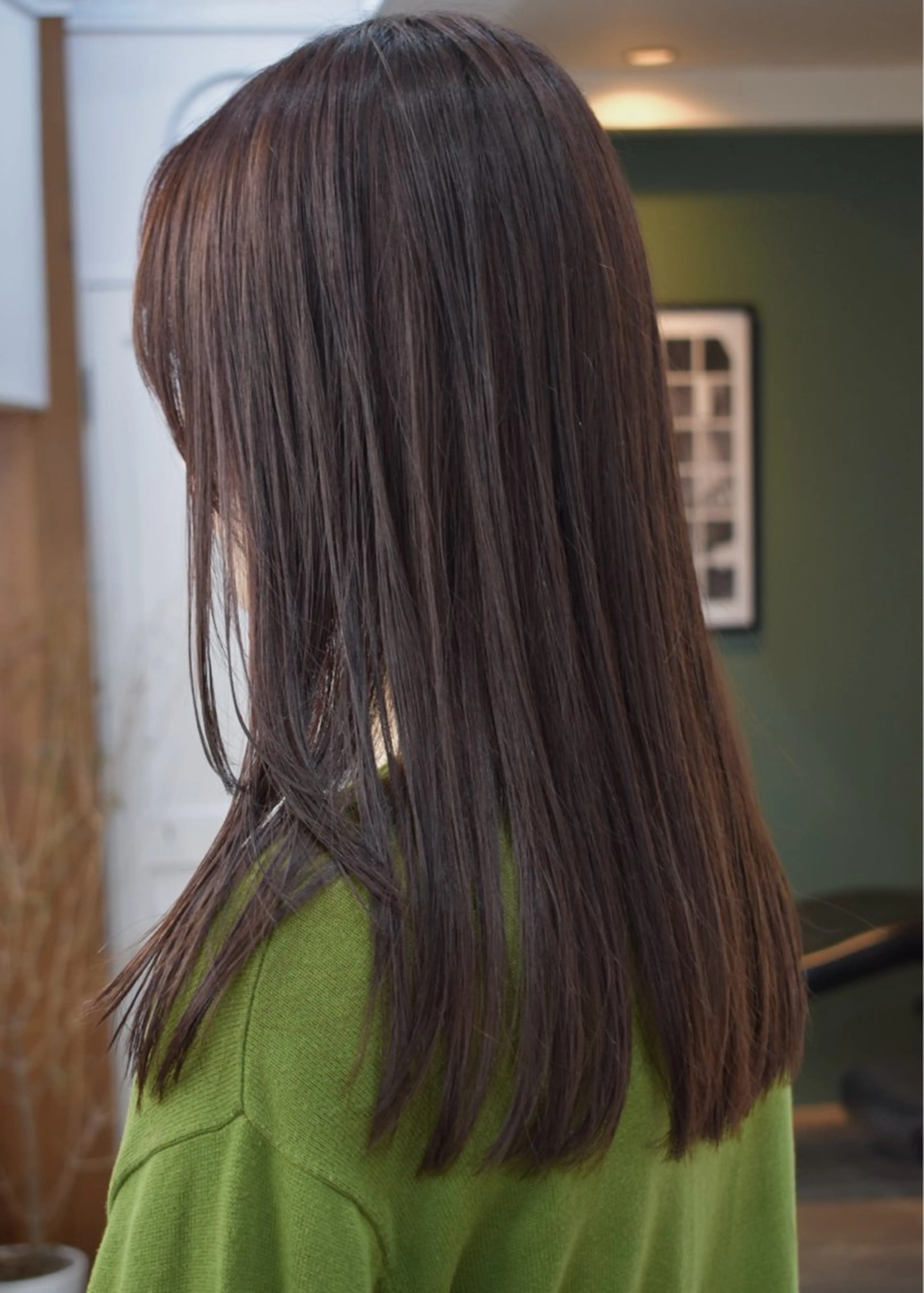 ロング カラー カット ヘアカラー トリートメント レイヤーボブ/ 艶カラー/サナ🌼のヘアスタイル