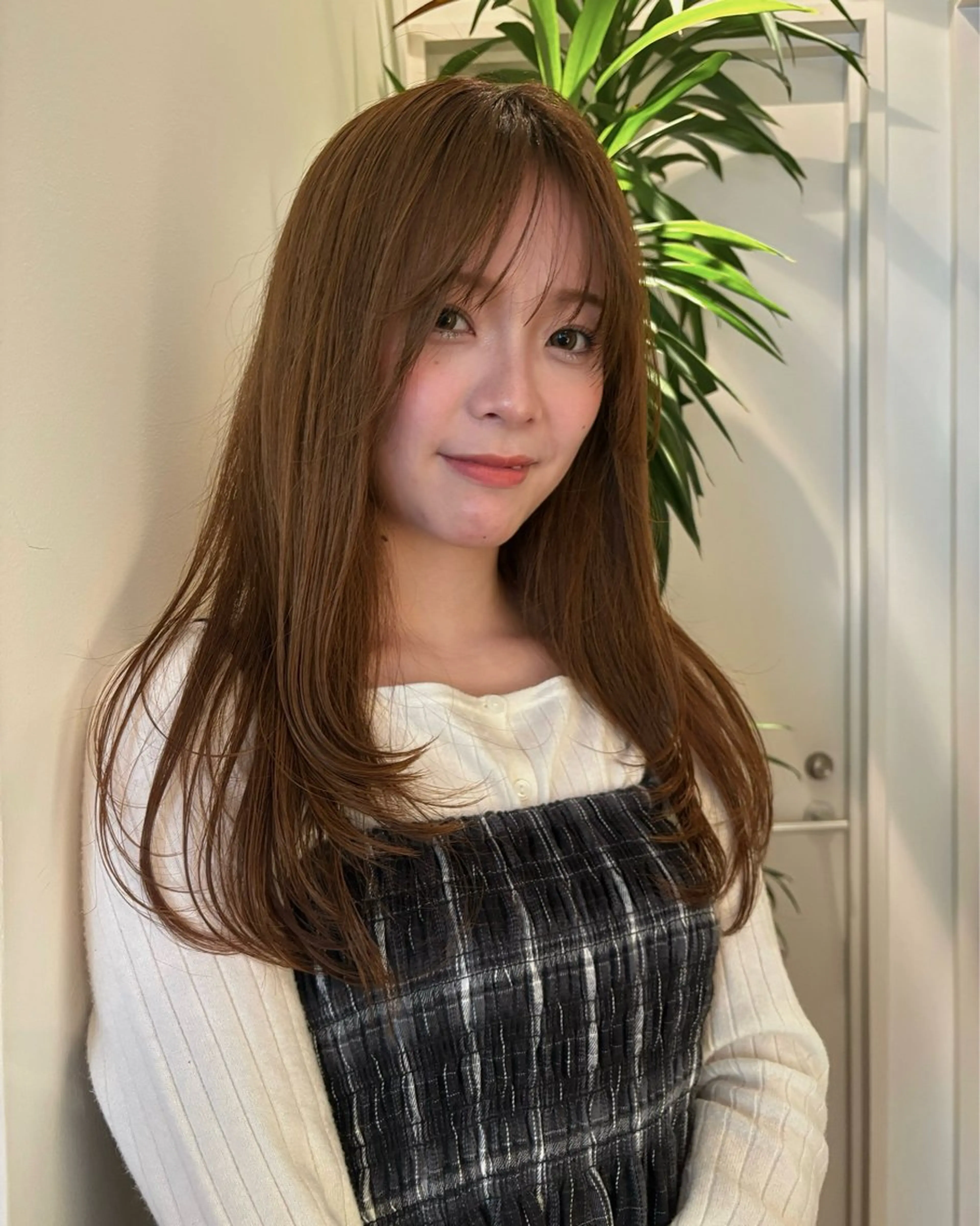 ロング ロングレイヤー レイヤーカット ロング かのうひなこ🌻 レイヤーカットのヘアスタイル