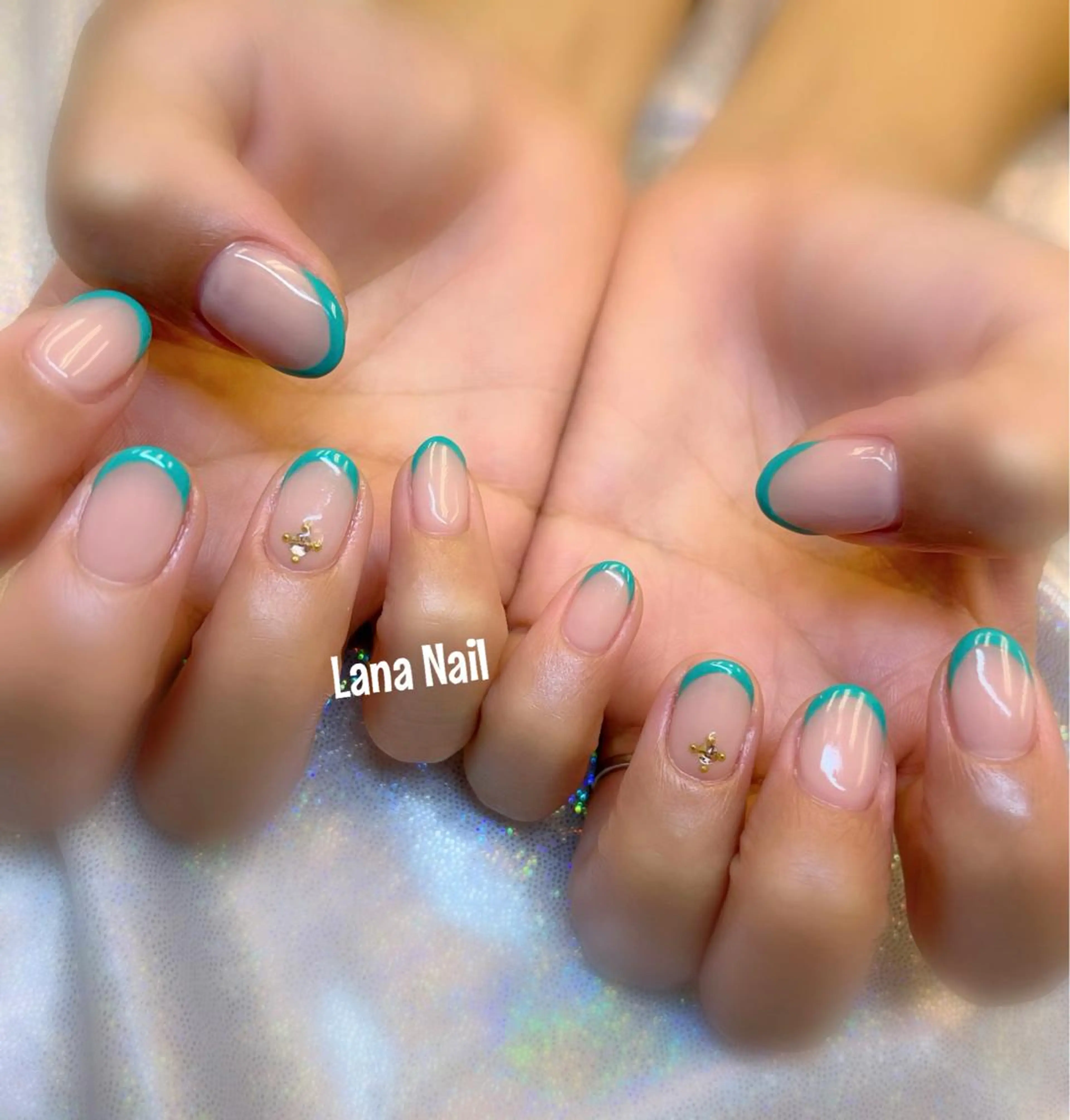 ネイル アートネイル フレンチネイル ジェルネイル Lana Nail所属・Lana Nailのネイルデザイン