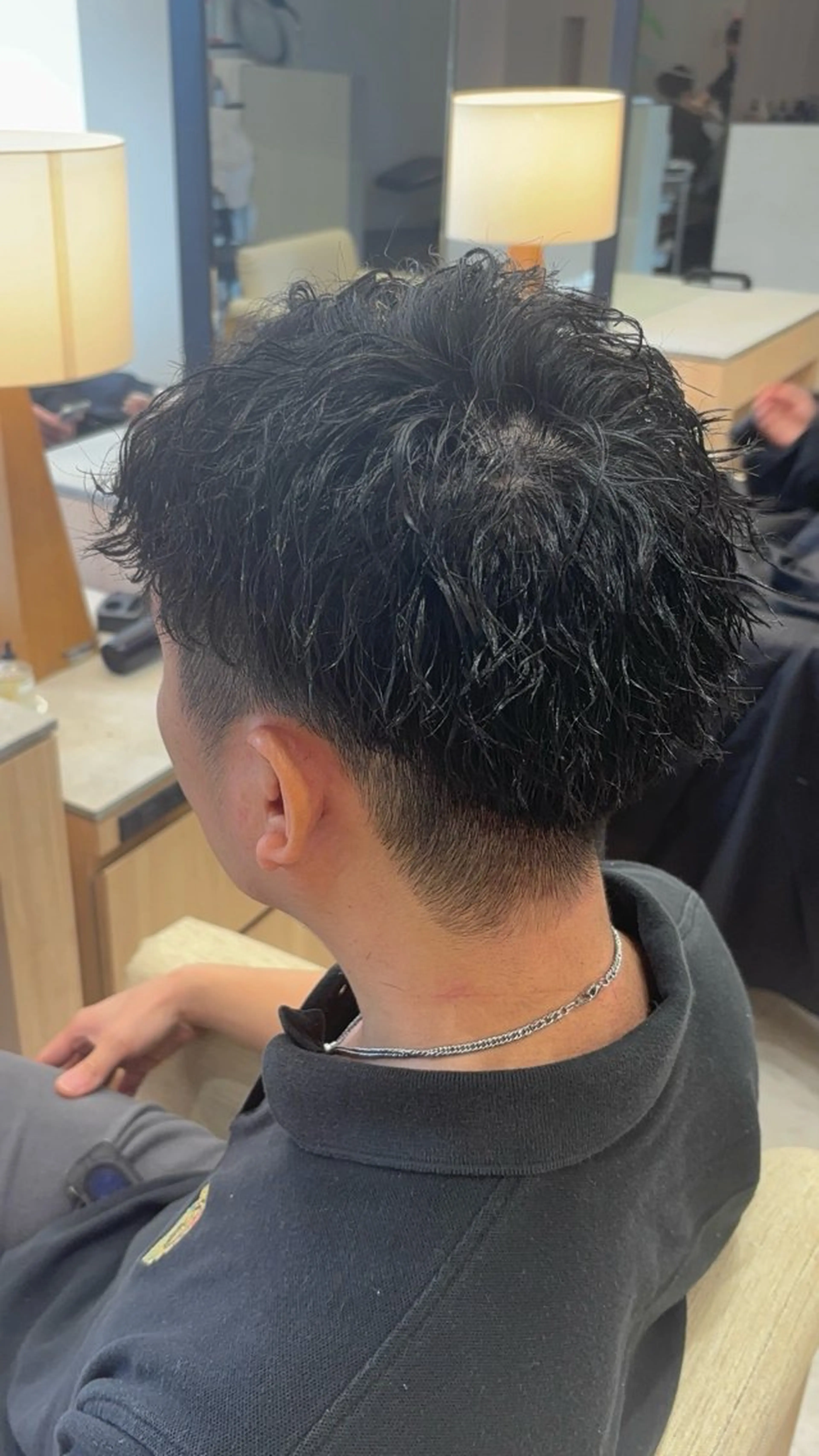 ショート メンズ カット パーマ ガレリア  名駅オーキッドGビル店所属・名駅／艶髪ストレート ／ヘッドスパ／伴怜奈のヘアスタイル