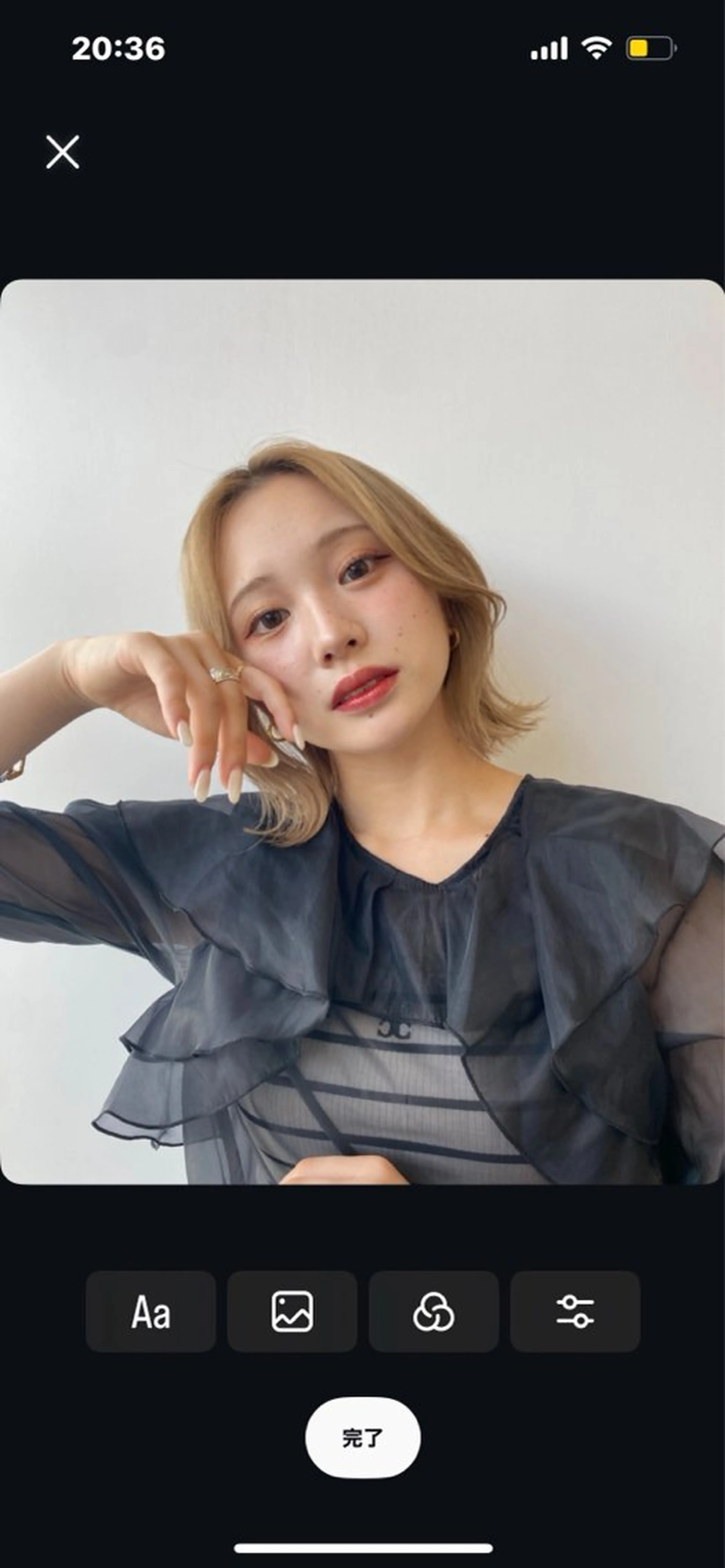 ミディアム カラー レイヤー/ボブ/透明 感カラー/佐藤奈由のヘアスタイル