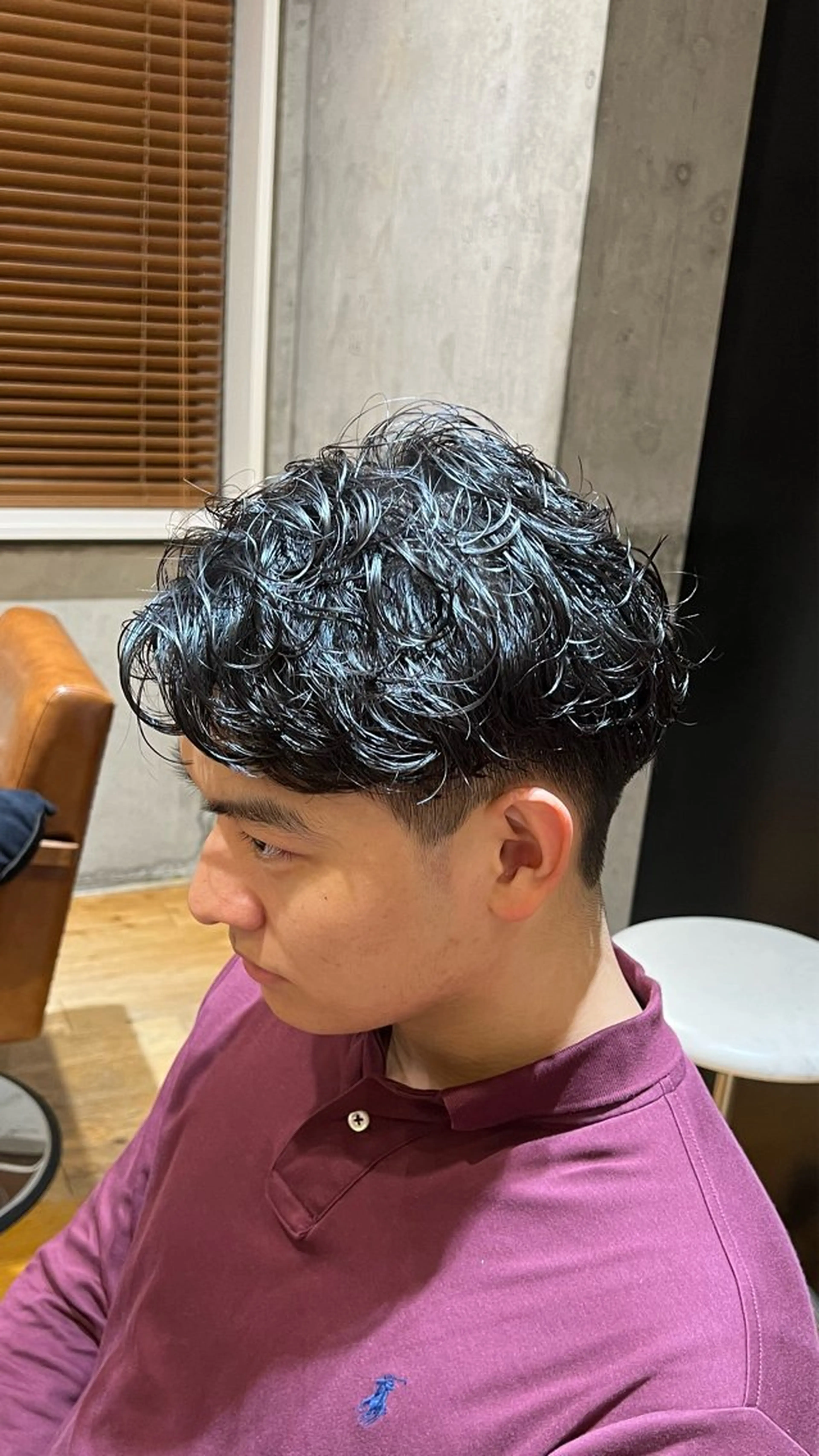 ショート パーマ 三宅 凜佳のヘアスタイル